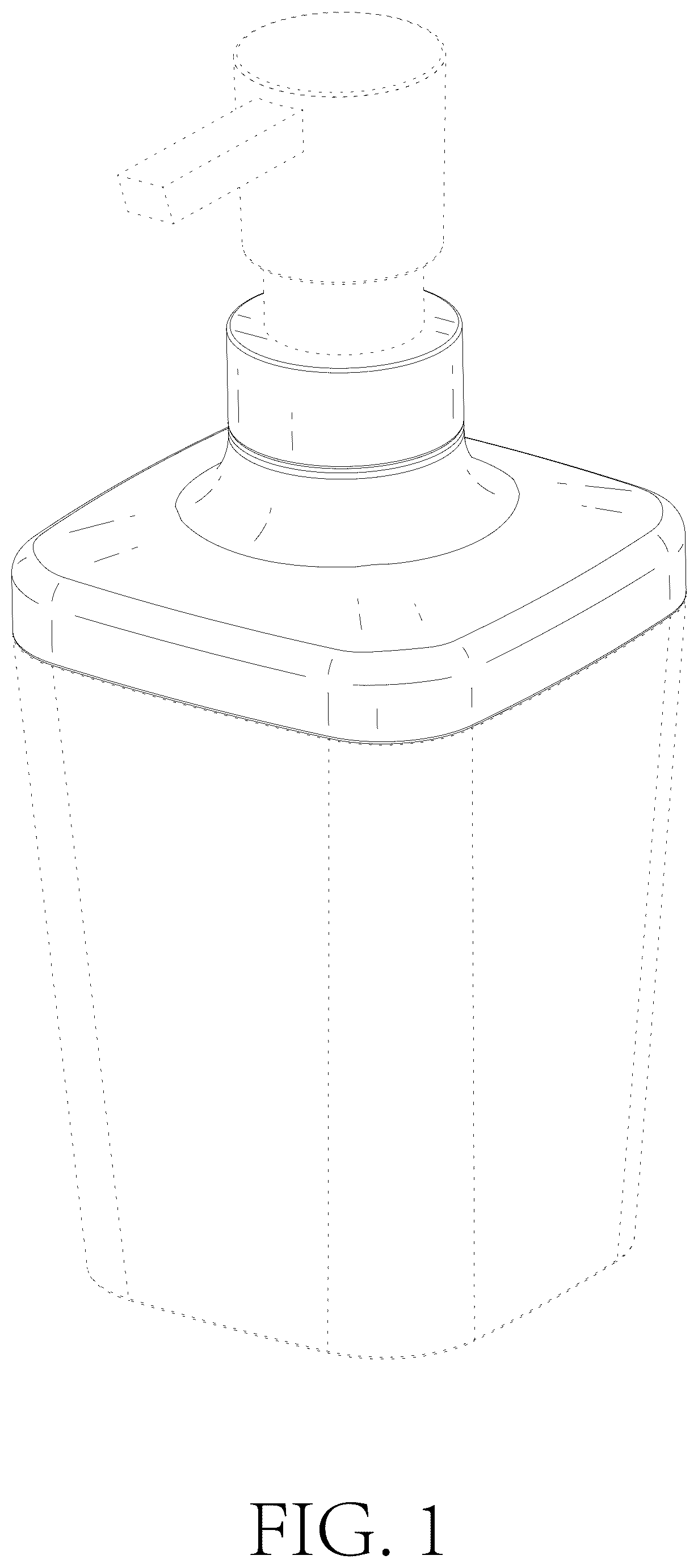 Patent USD1124892 — Lotion bottle — Figure 1