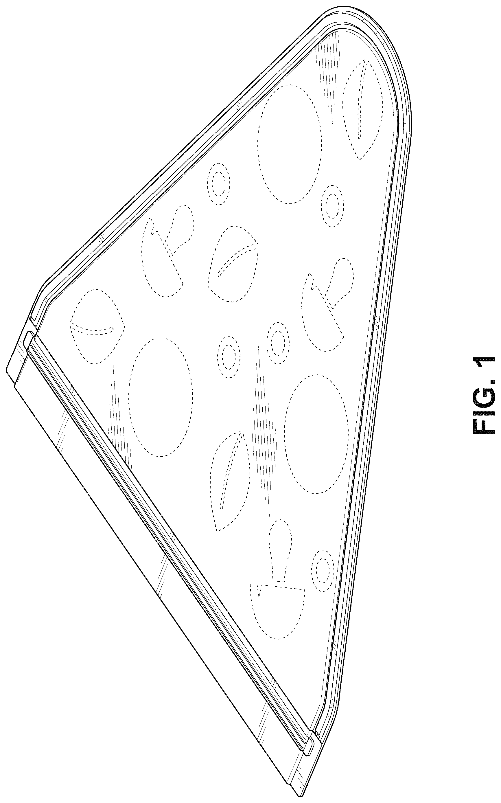 Patent USD1124893 Figure 1 – Slice pouch