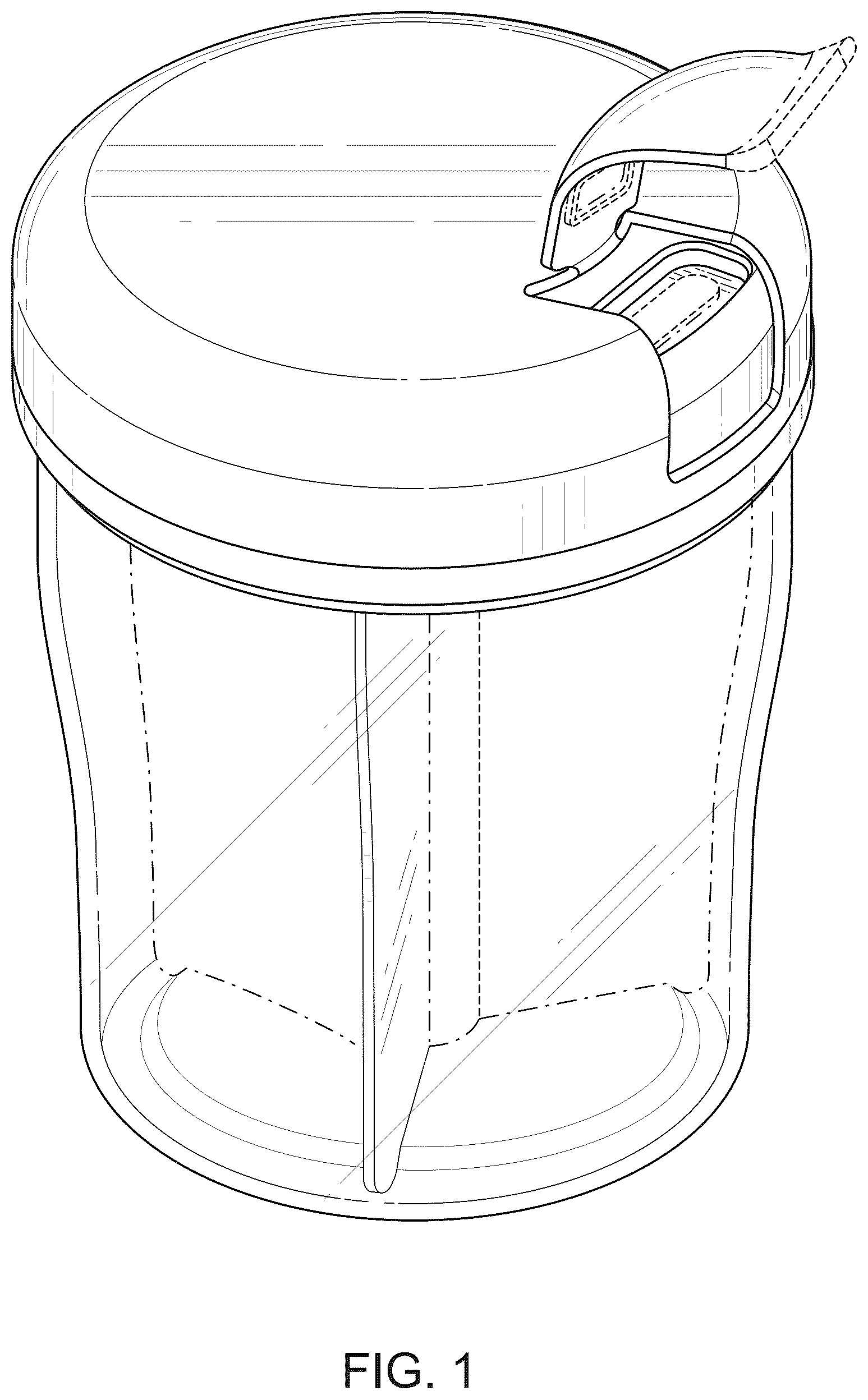 Patent USD1124896 — Bottle — Figure 1