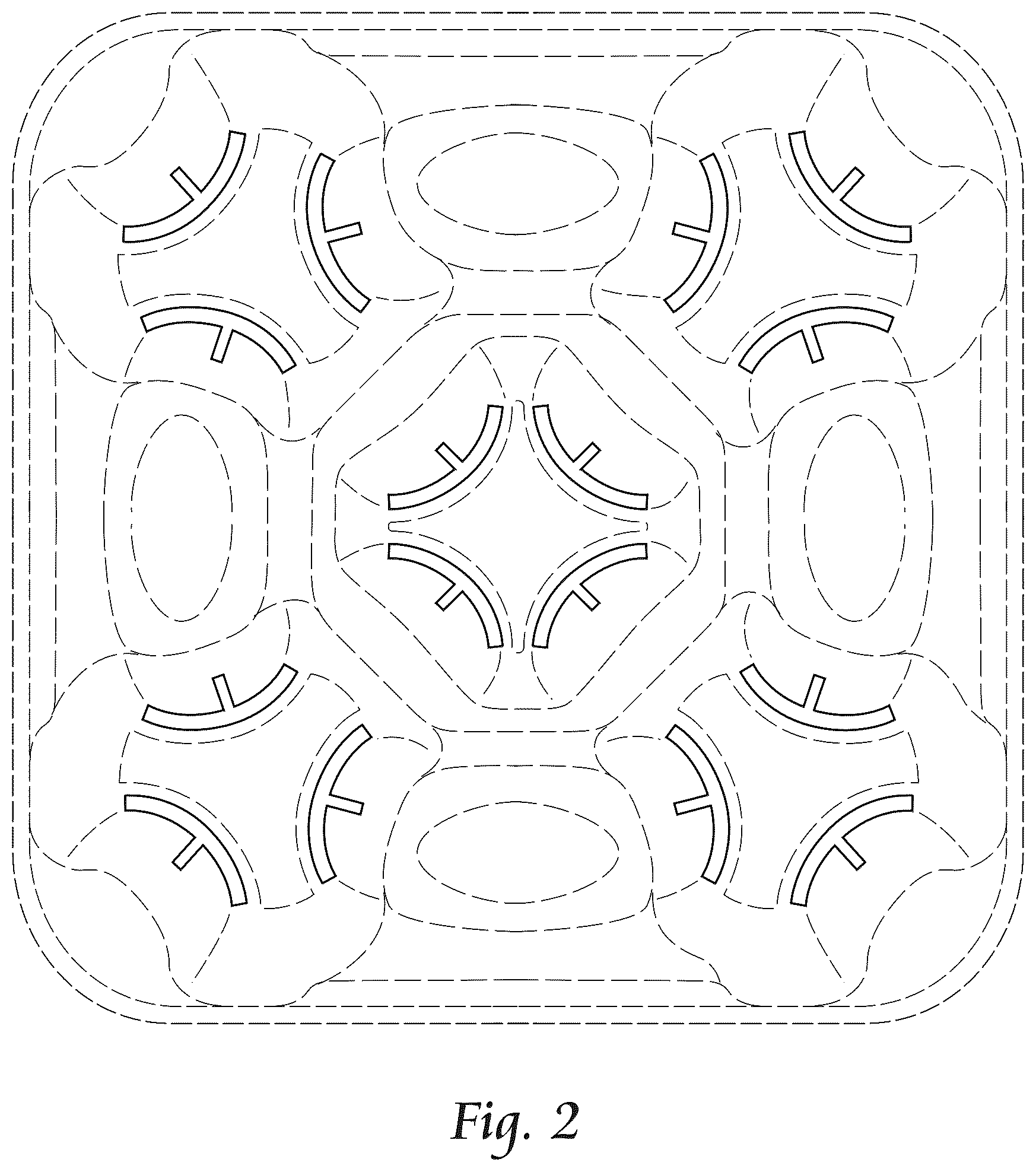 Patent USD1124897 Figure 2 – Cupholder