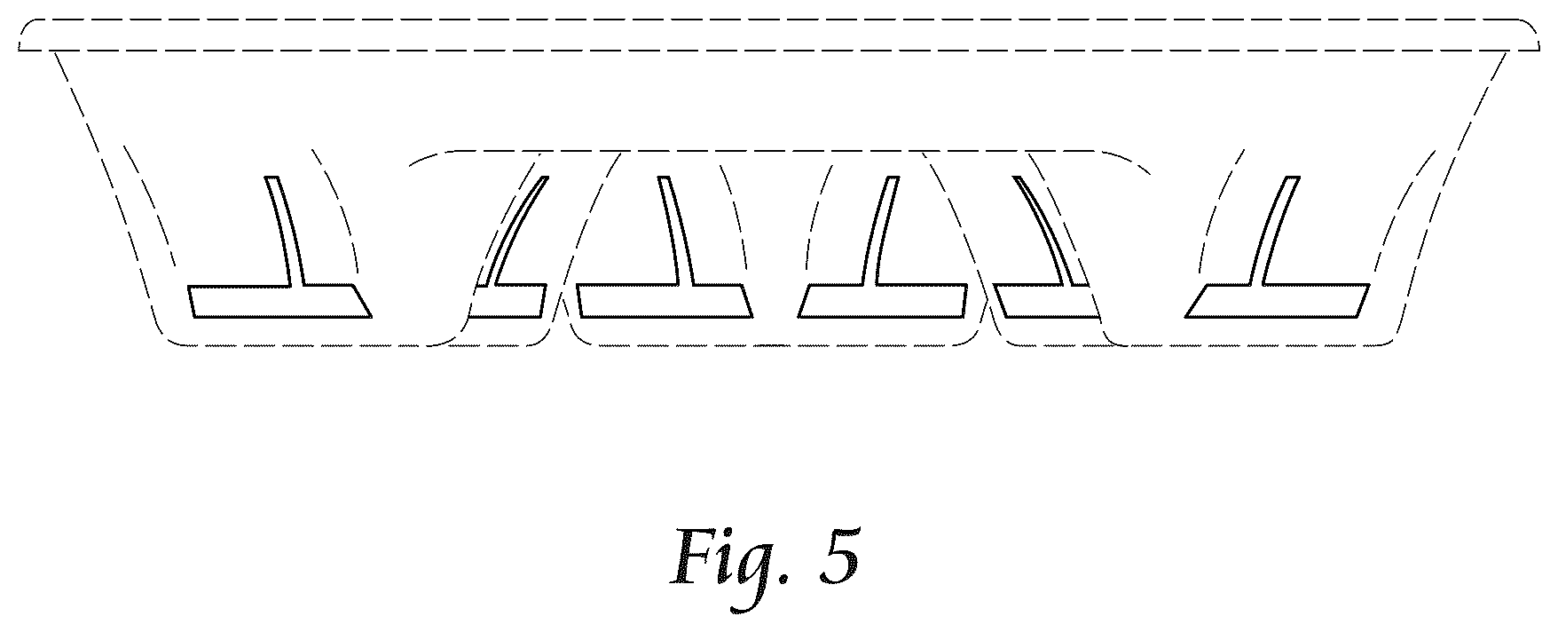 Patent USD1124897 Figure 5 – Cupholder