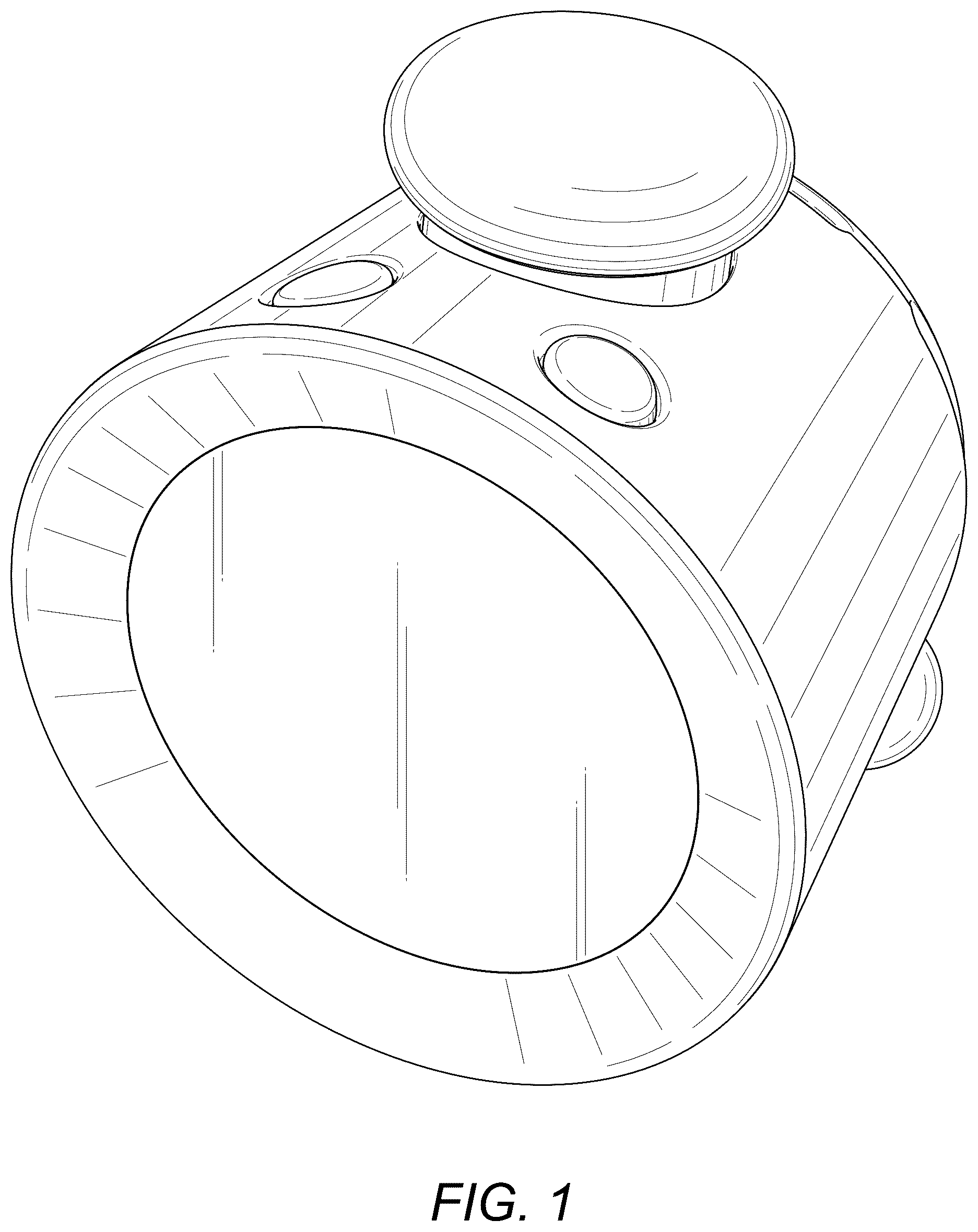 Patent USD1124899 — Alarm clock — Figure 1