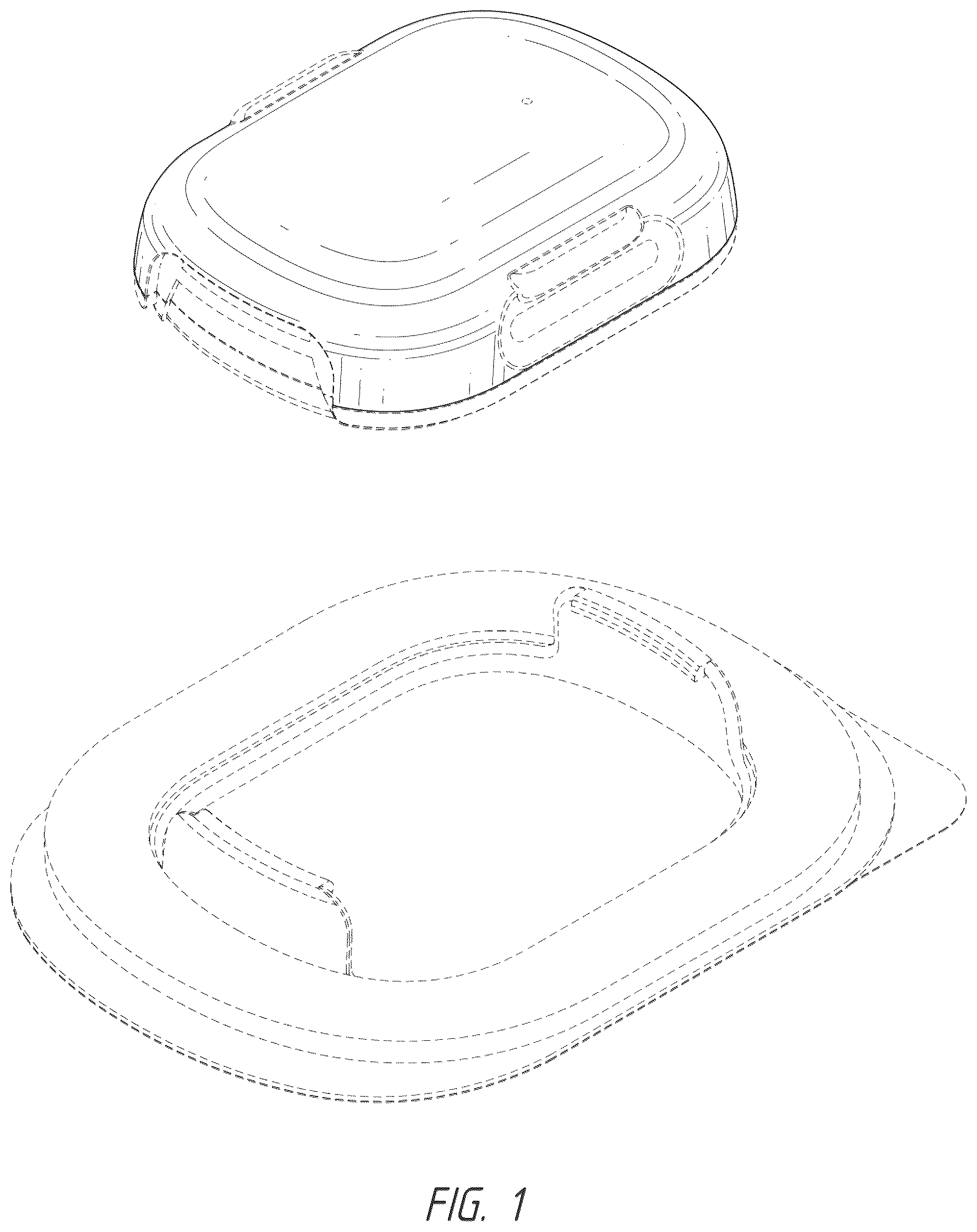 Patent USD1124917 Figure 1 – Wearable temperature measurement device