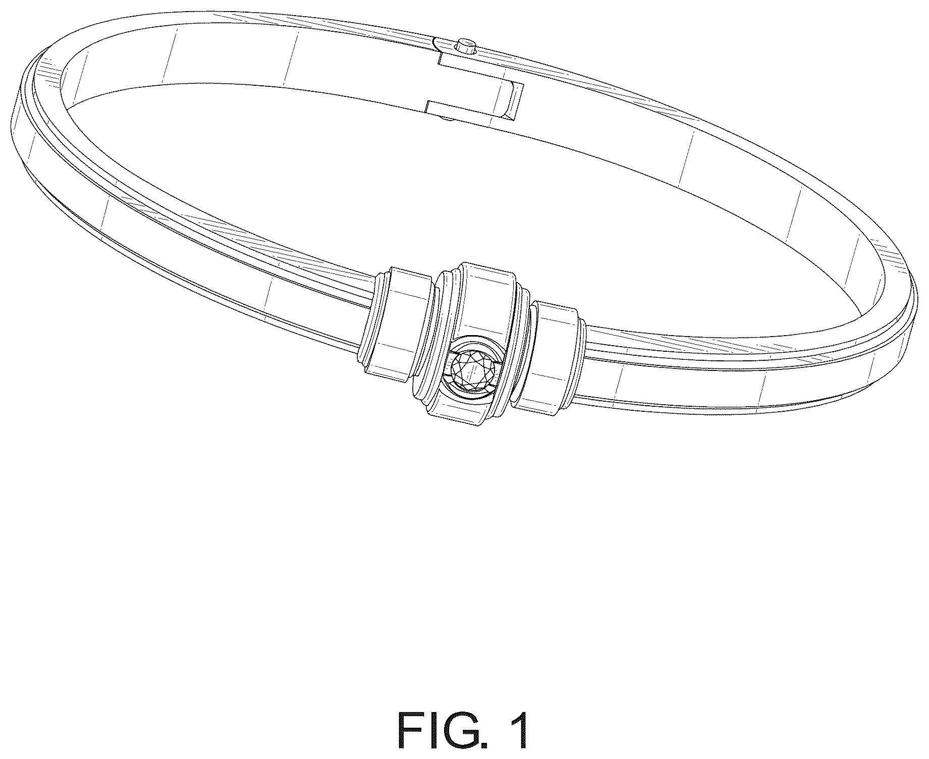 Patent USD1124936 Figure 1 – Bracelet
