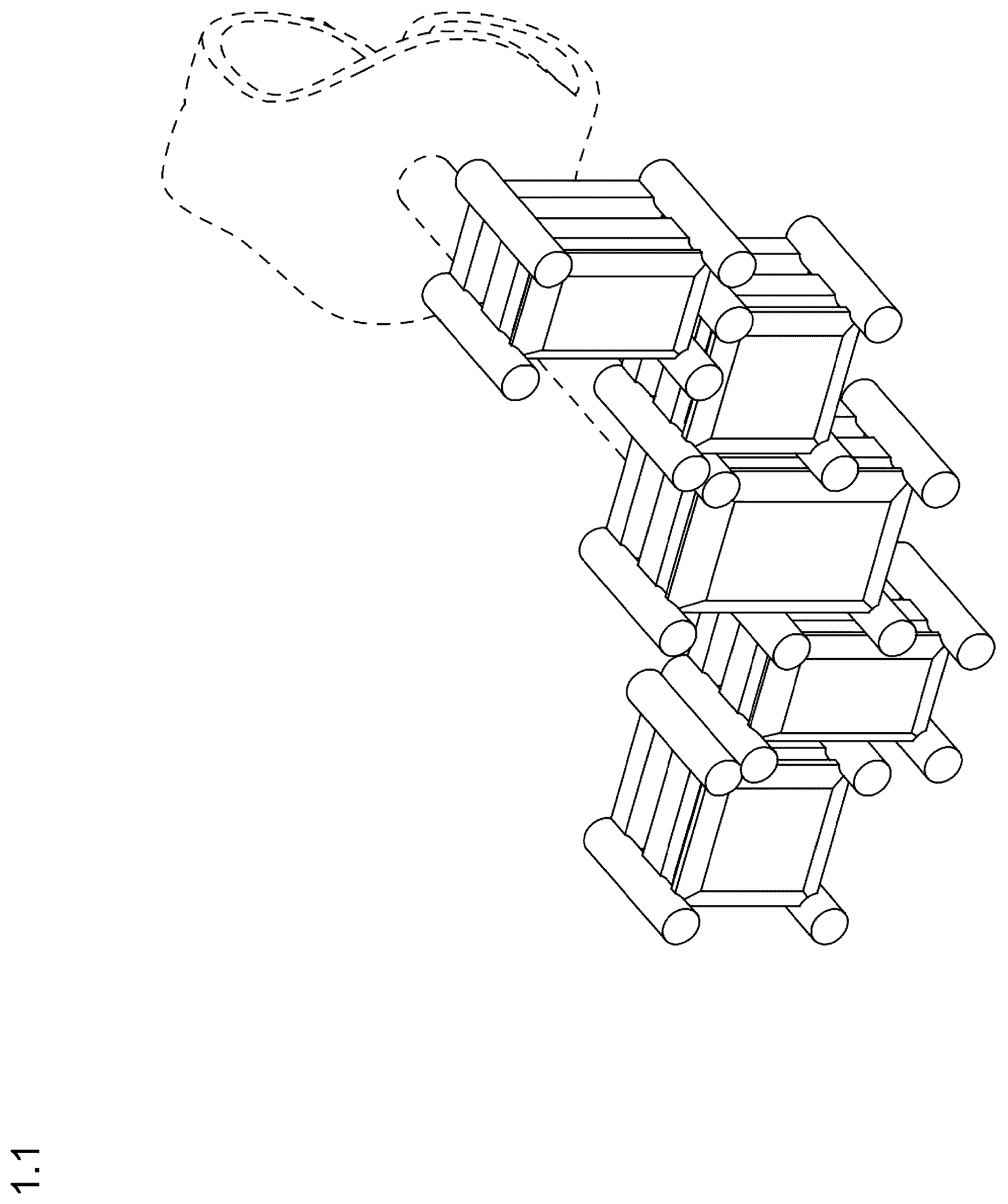 Patent USD1124942 — Earring — Figure 1