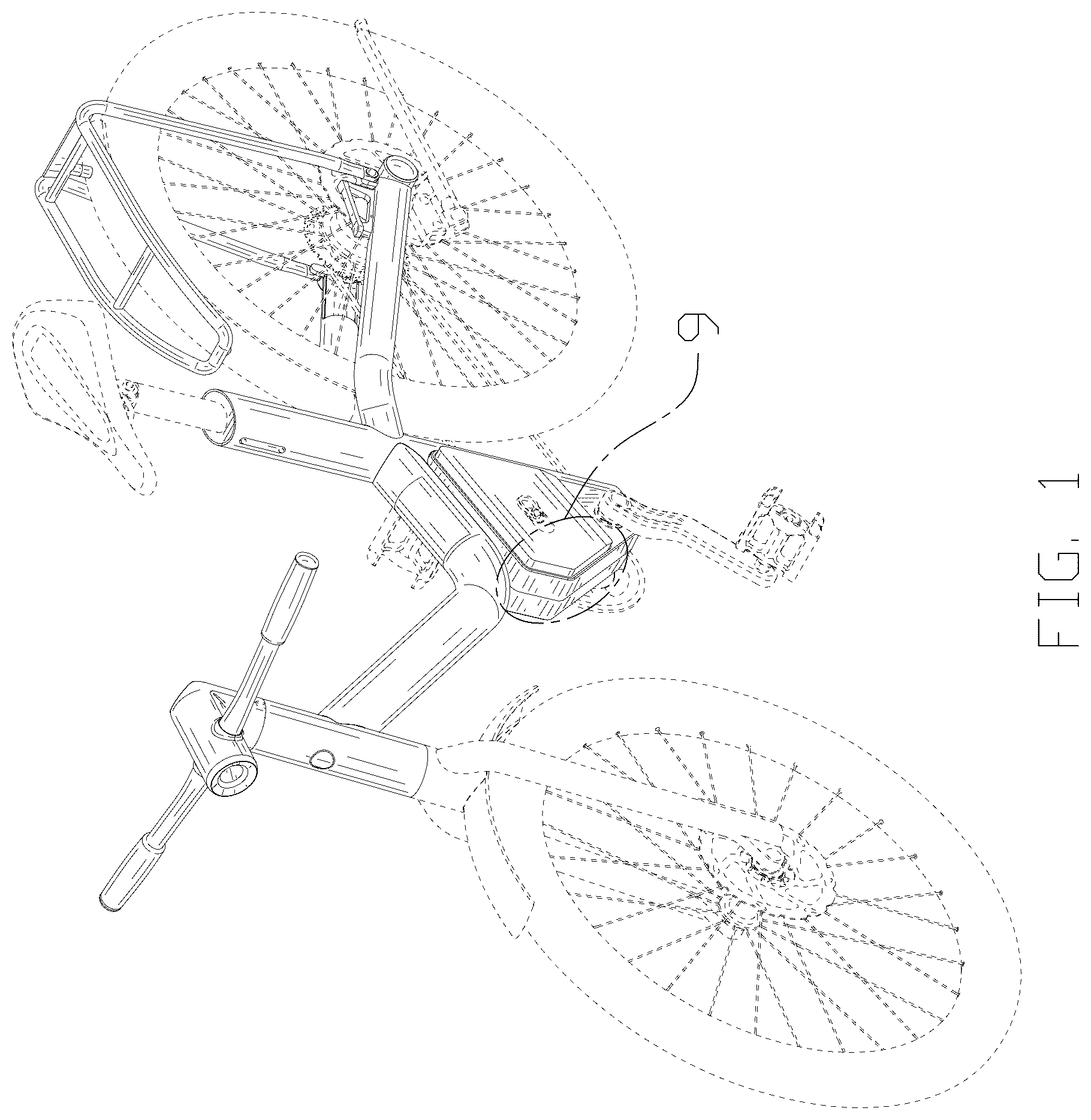 Patent USD1124966 — Bicycle — Figure 1