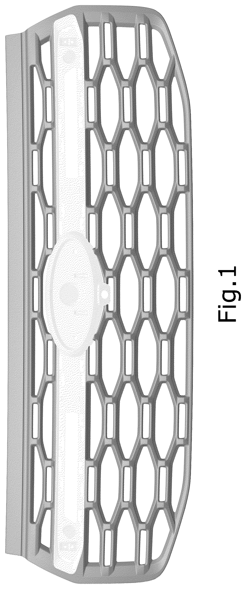 Patent USD1124974 Figure 1 – Vehicle front upper grille