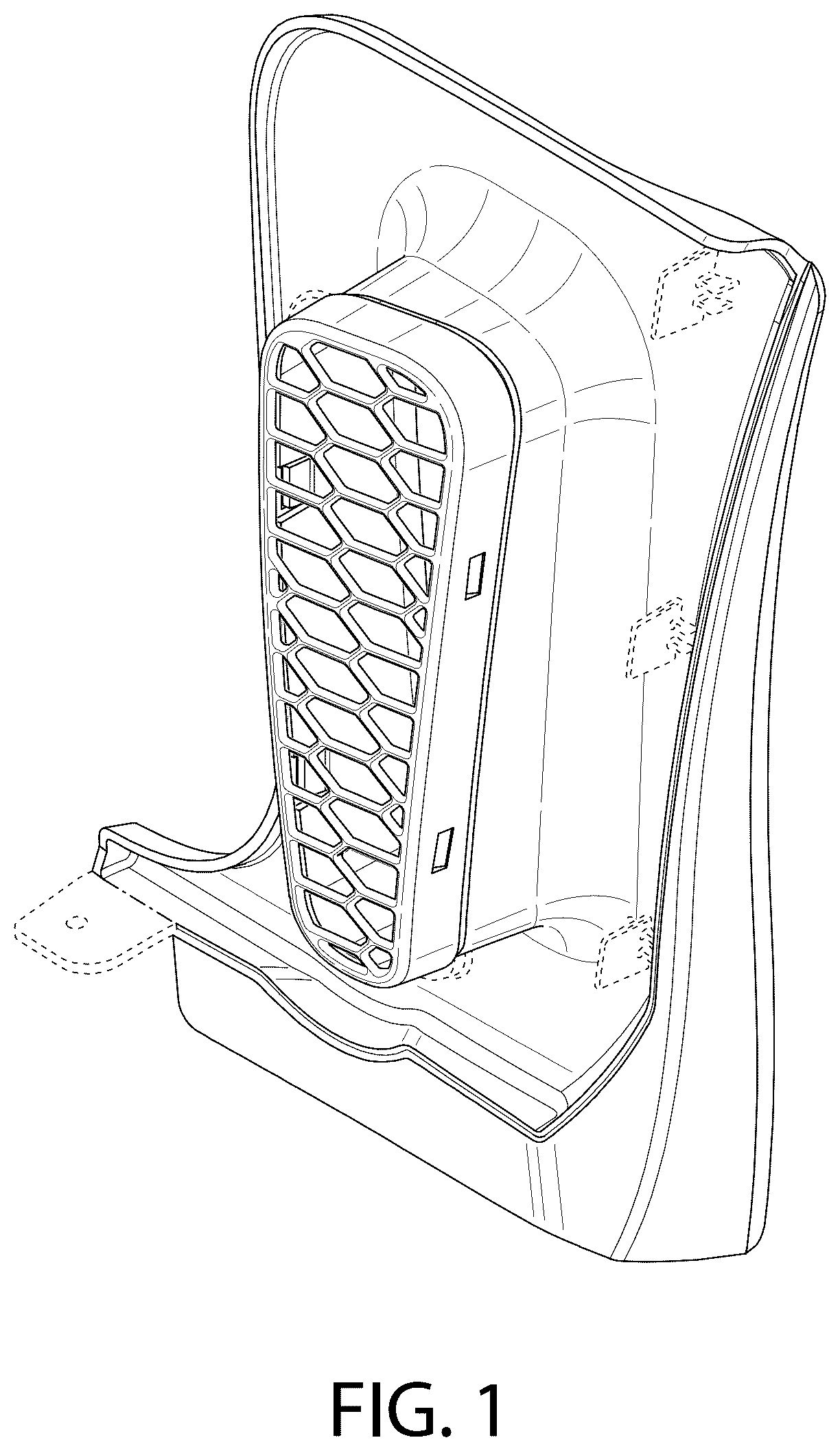 Patent USD1124992 — Rock guard for a wheel of an automobile — Figure 1