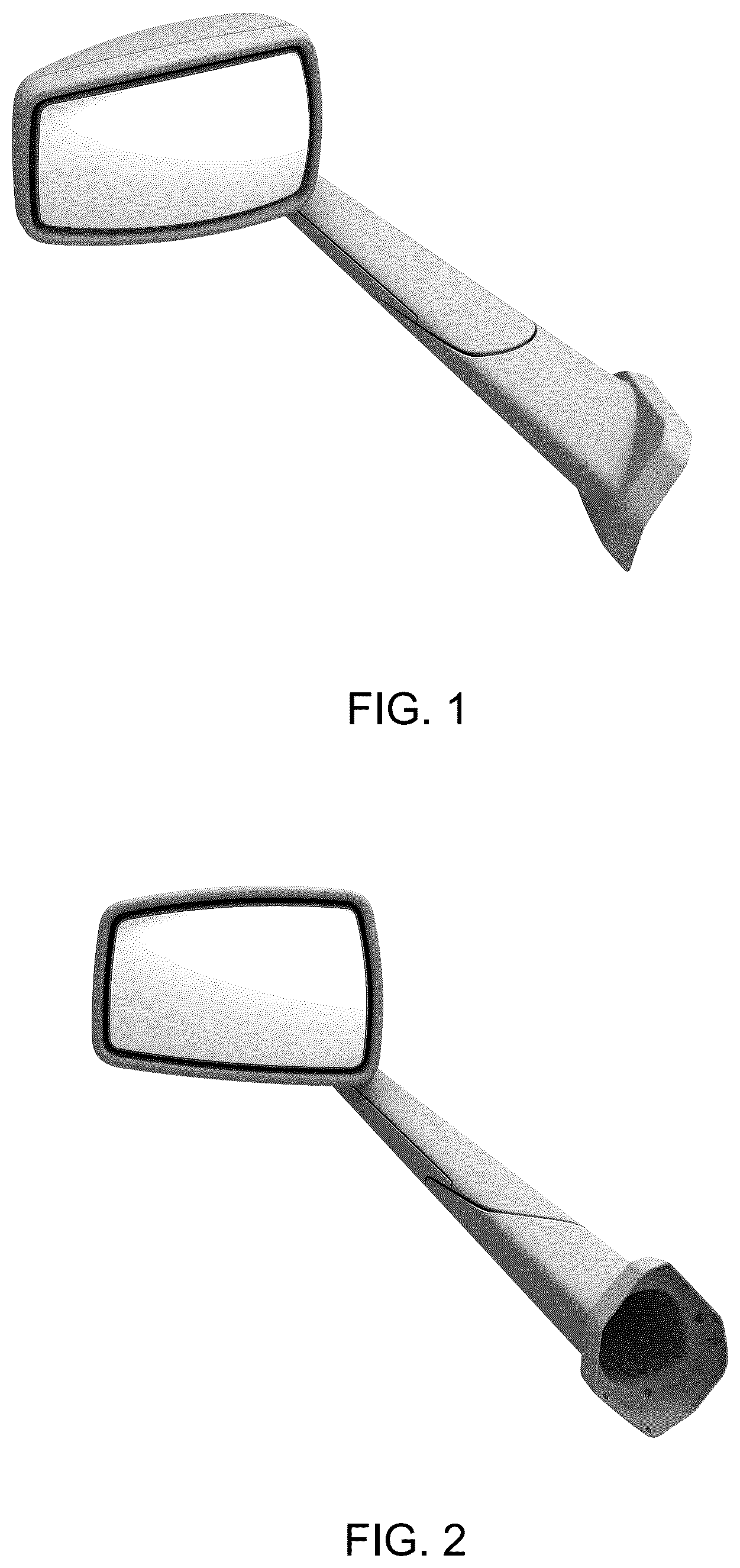 Patent USD1124993 Figure 1 – Mirror