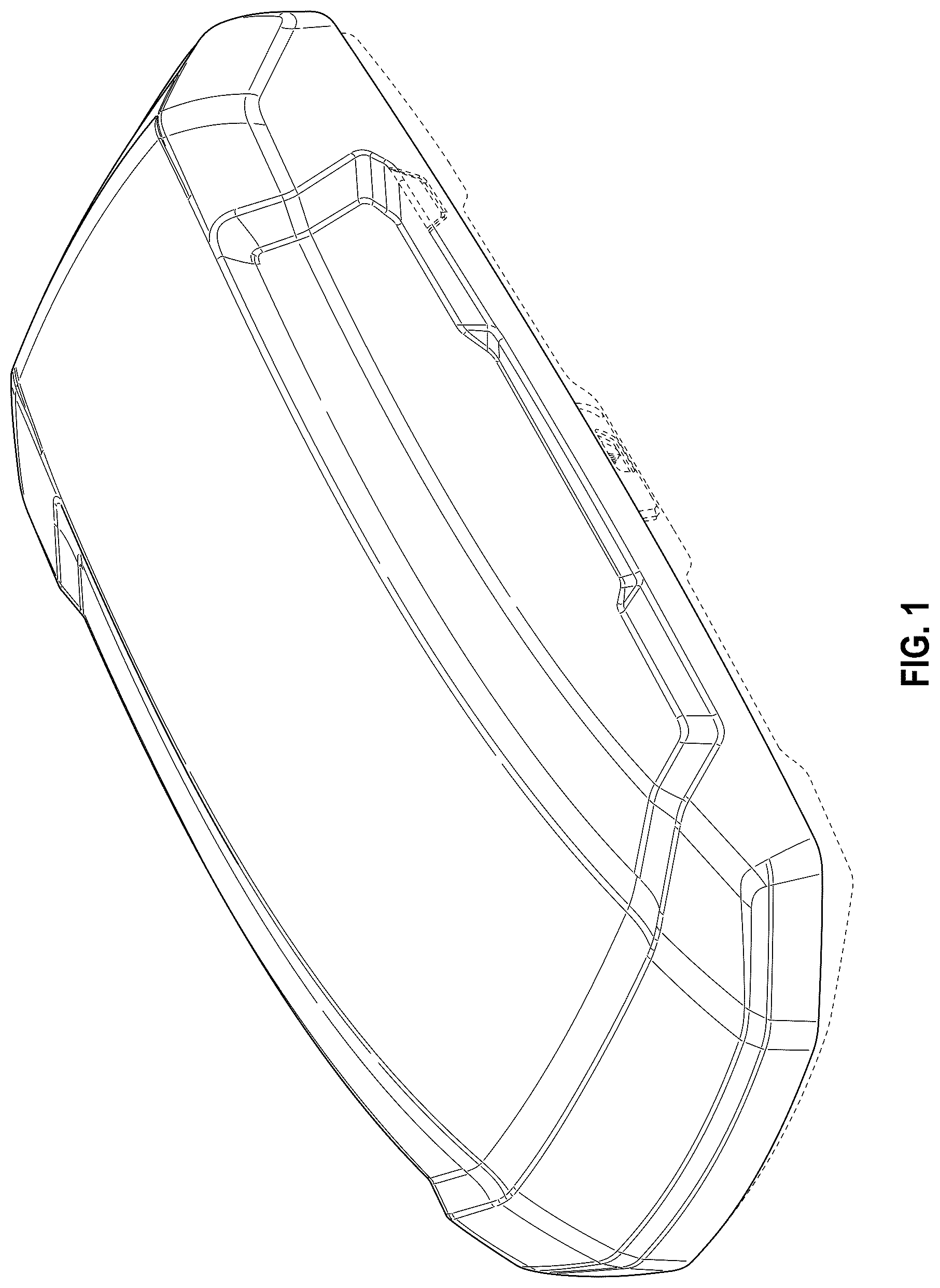 Patent USD1125012 — Cargo box — Figure 1