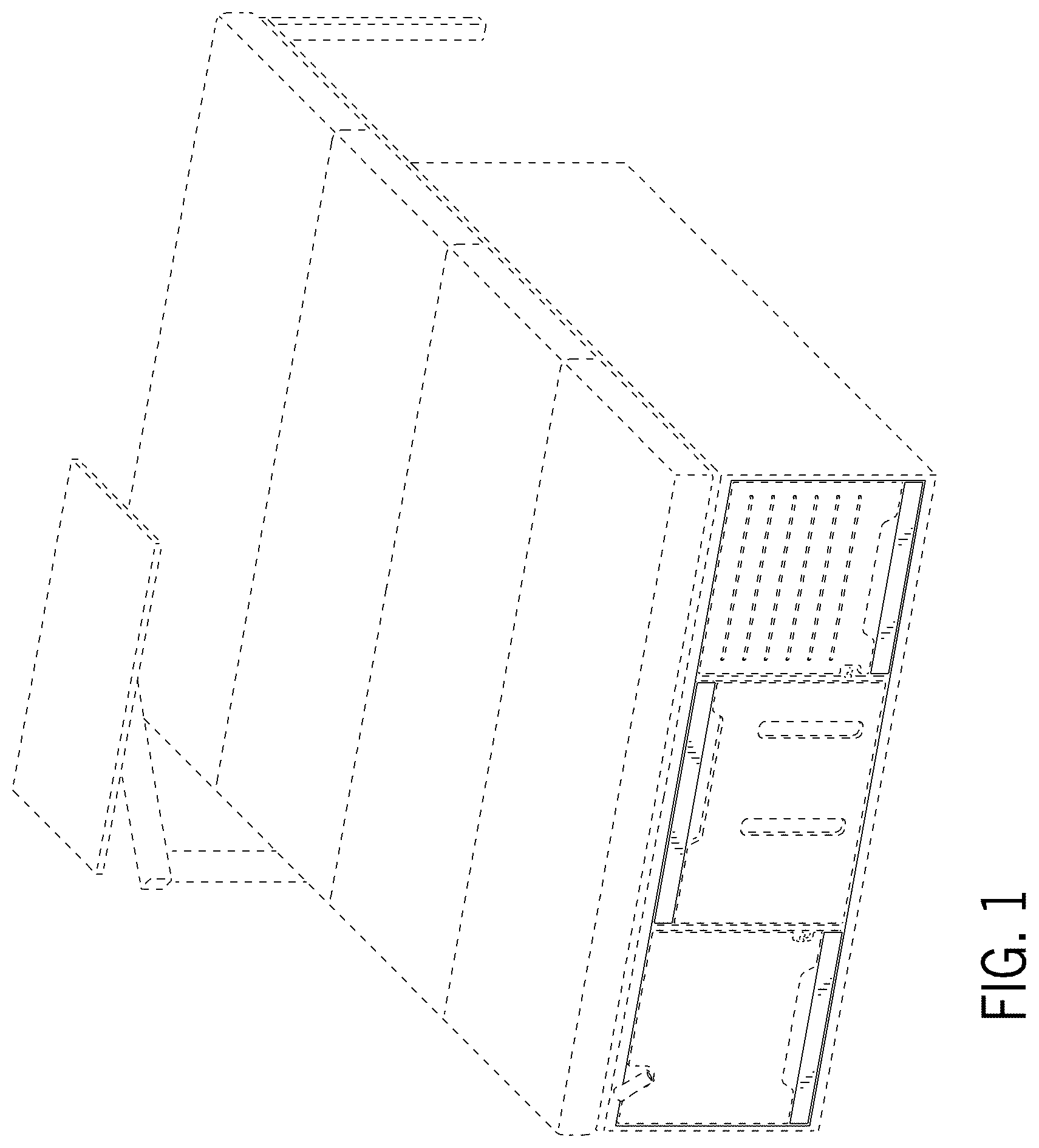 Patent USD1125013 — Camping box — Figure 1