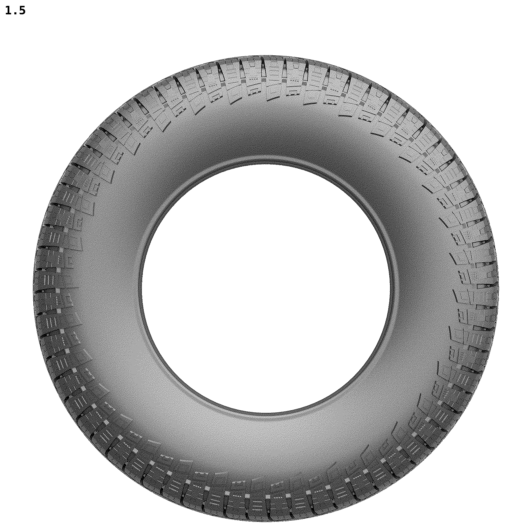 Patent USD1125026 Figure 5 – Tire
