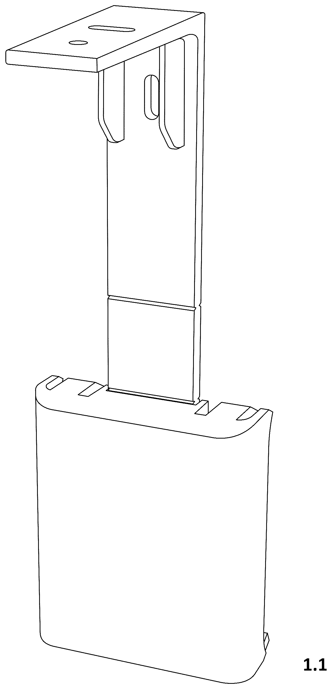 Patent USD1125029 — Support for solar panels — Figure 1