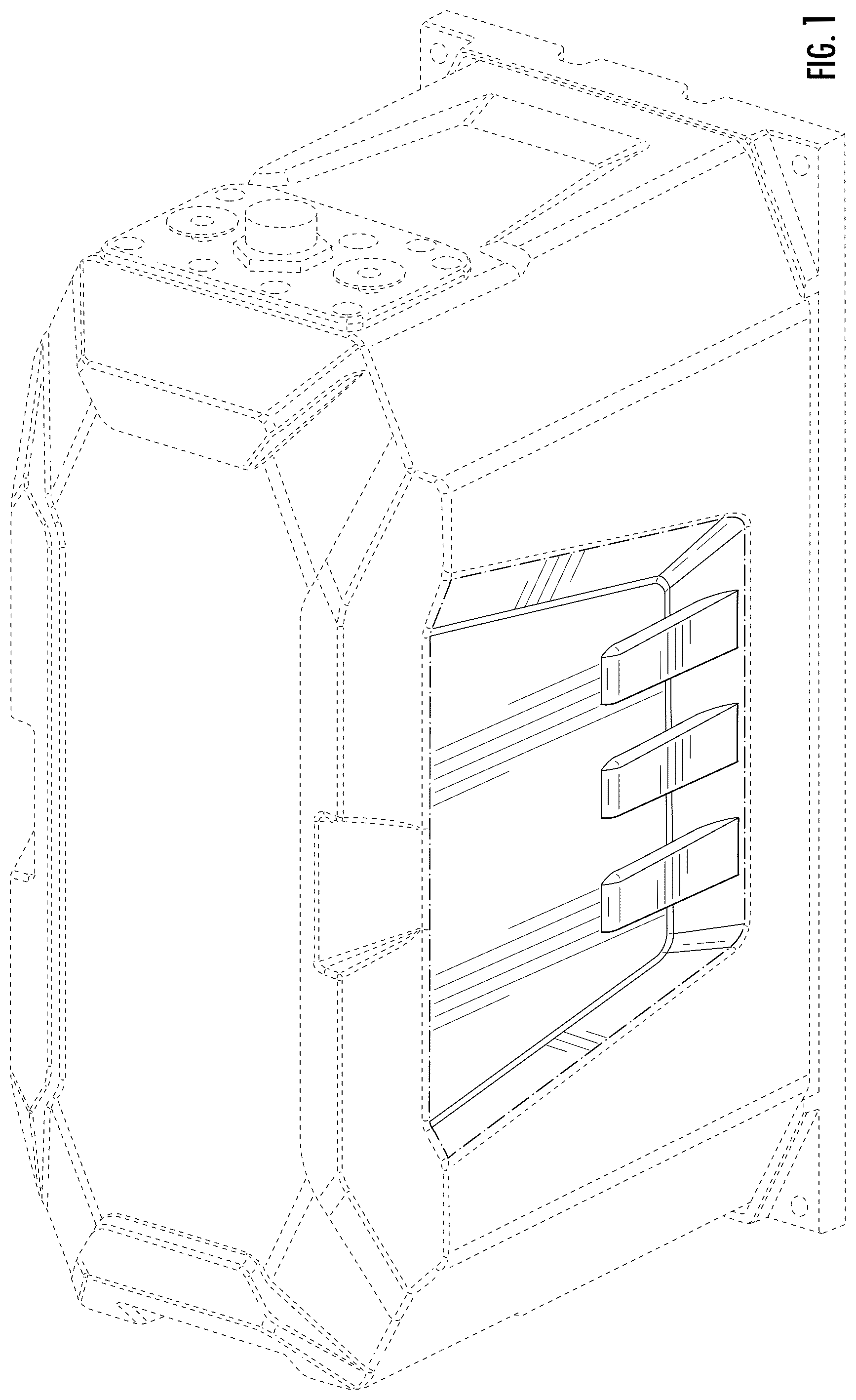 Patent USD1125030 — Battery pack — Figure 1
