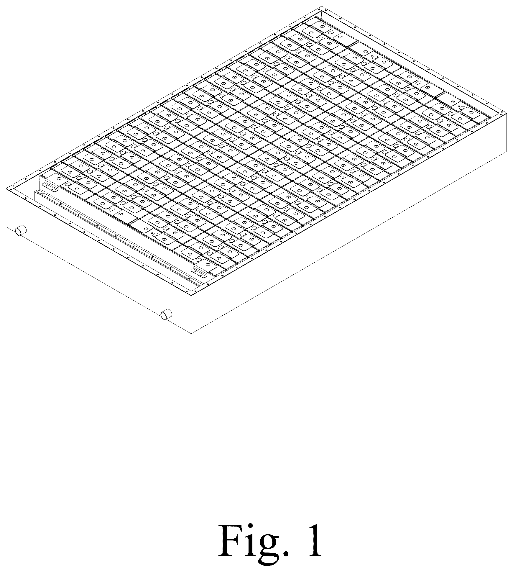 Patent USD1125032 — Lithium battery pack — Figure 1