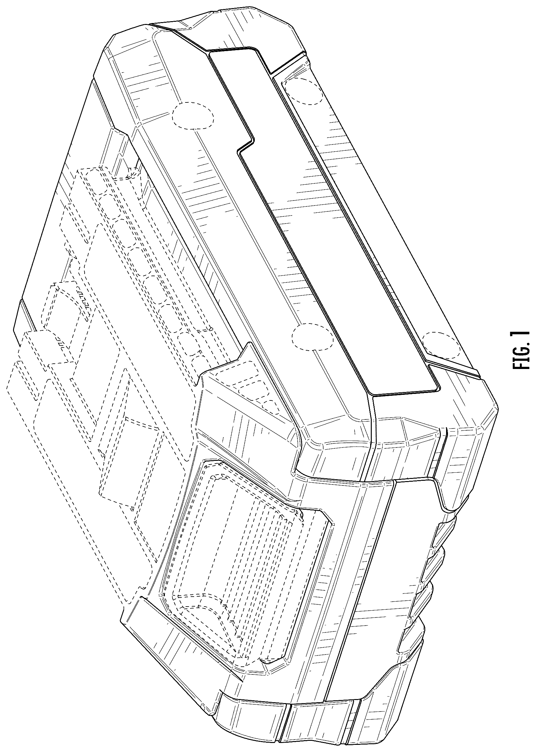 Patent USD1125034 — Battery pack — Figure 1