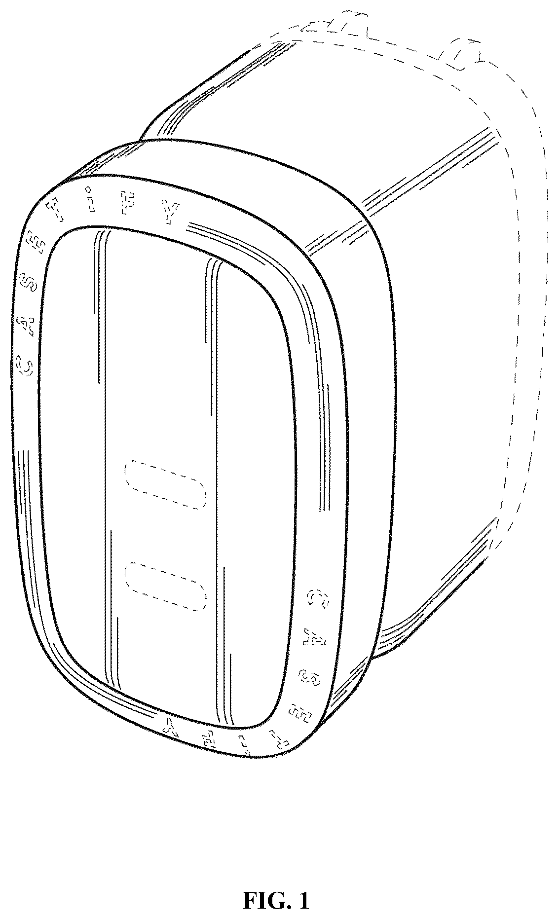 Patent USD1125040 Figure 1 – Charger