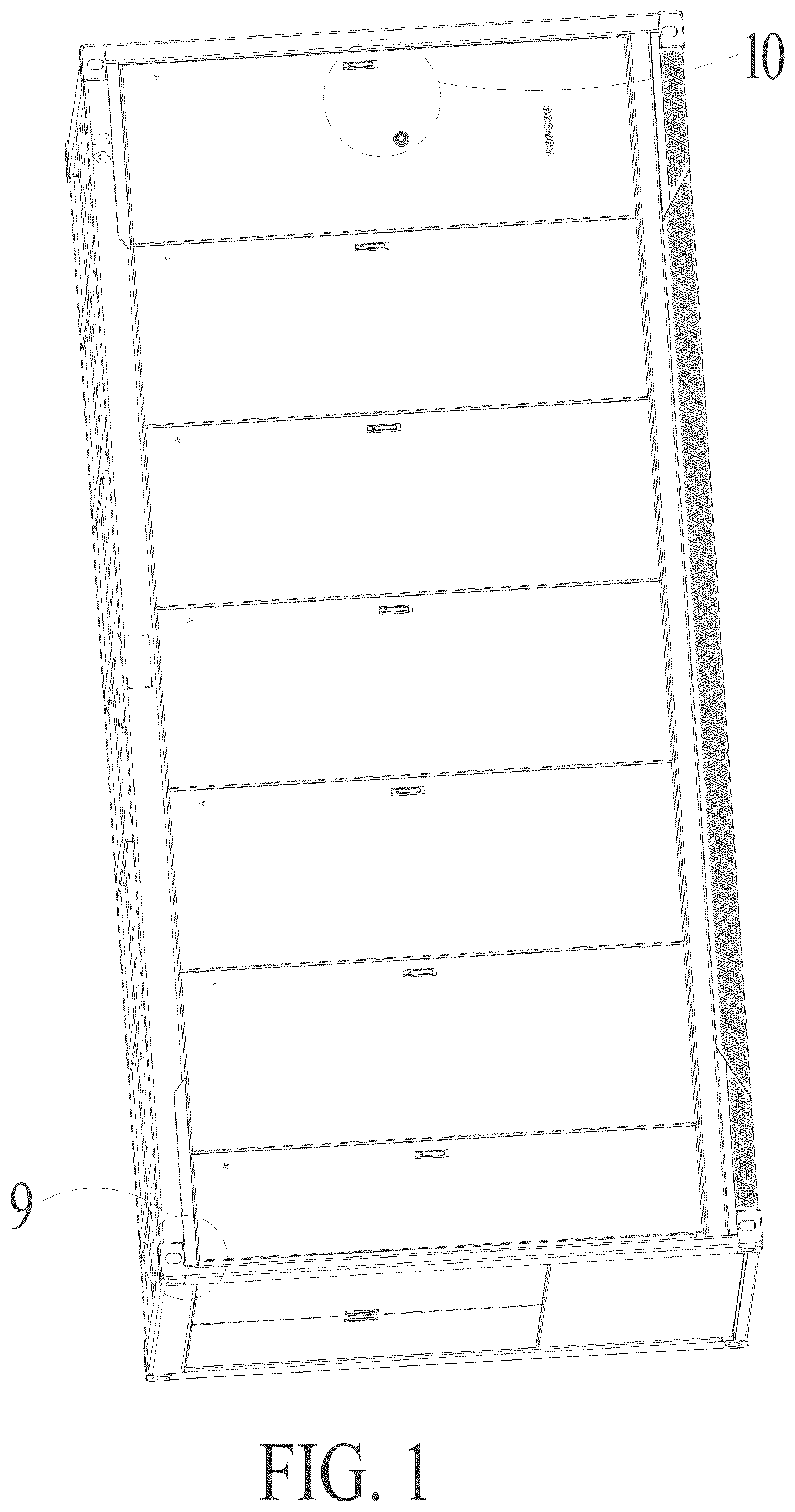 Patent USD1125053 — Outdoor energy storage cabinet — Figure 1