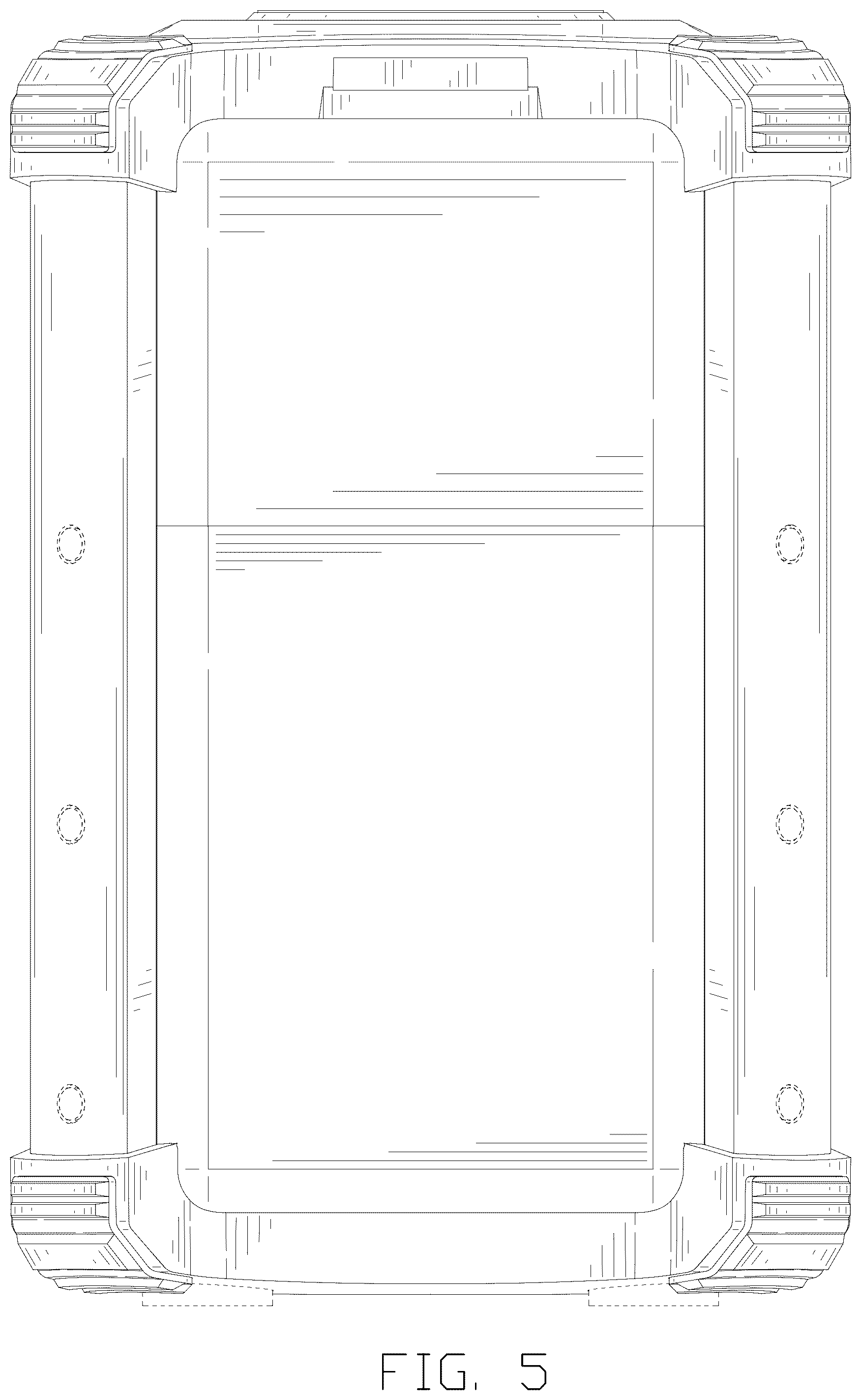 Patent USD1125055 Figure 5 – Portable power station