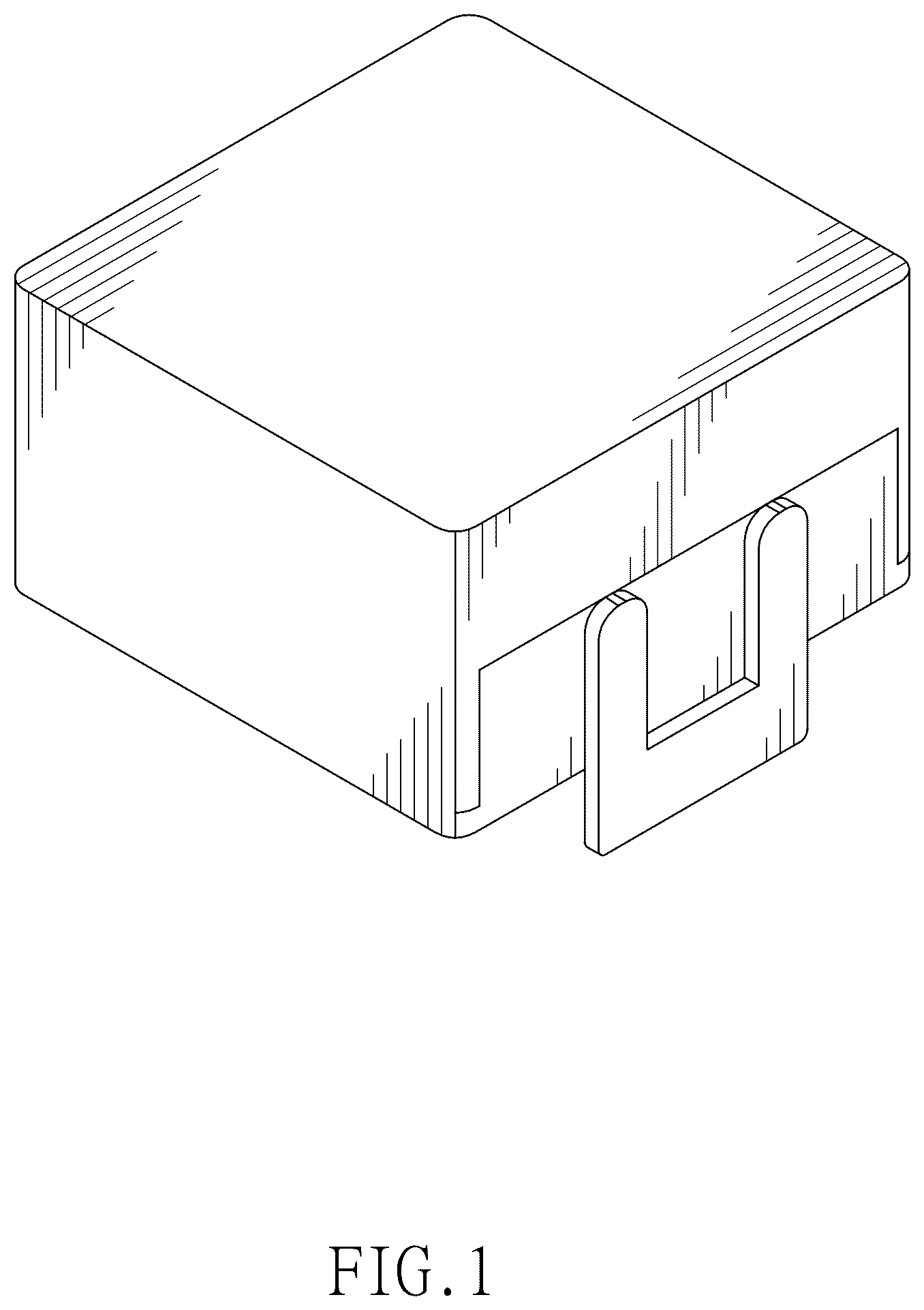 Patent USD1125057 — Elevated surface mount inductor — Figure 1
