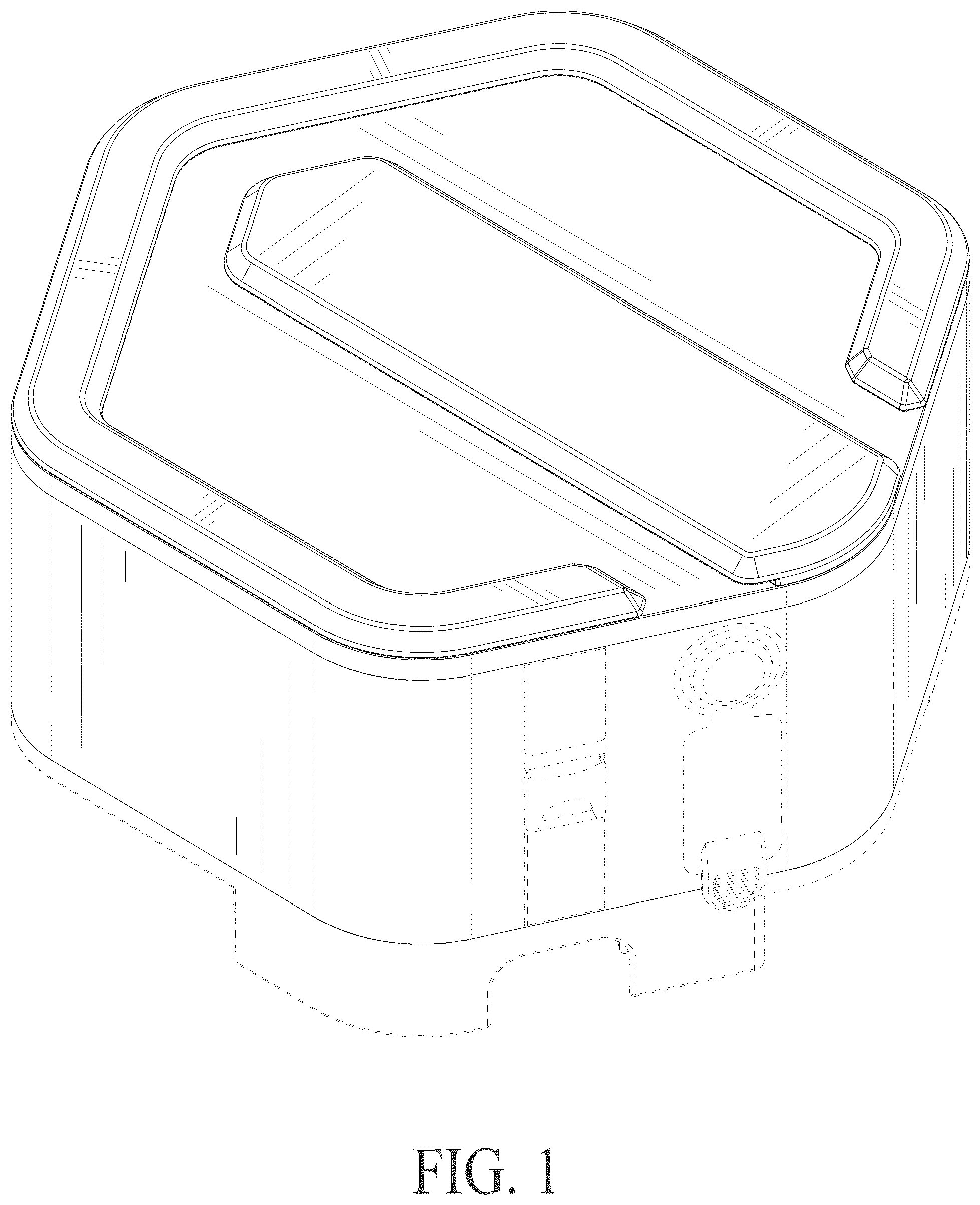 Patent USD1125061 — Battery box — Figure 1