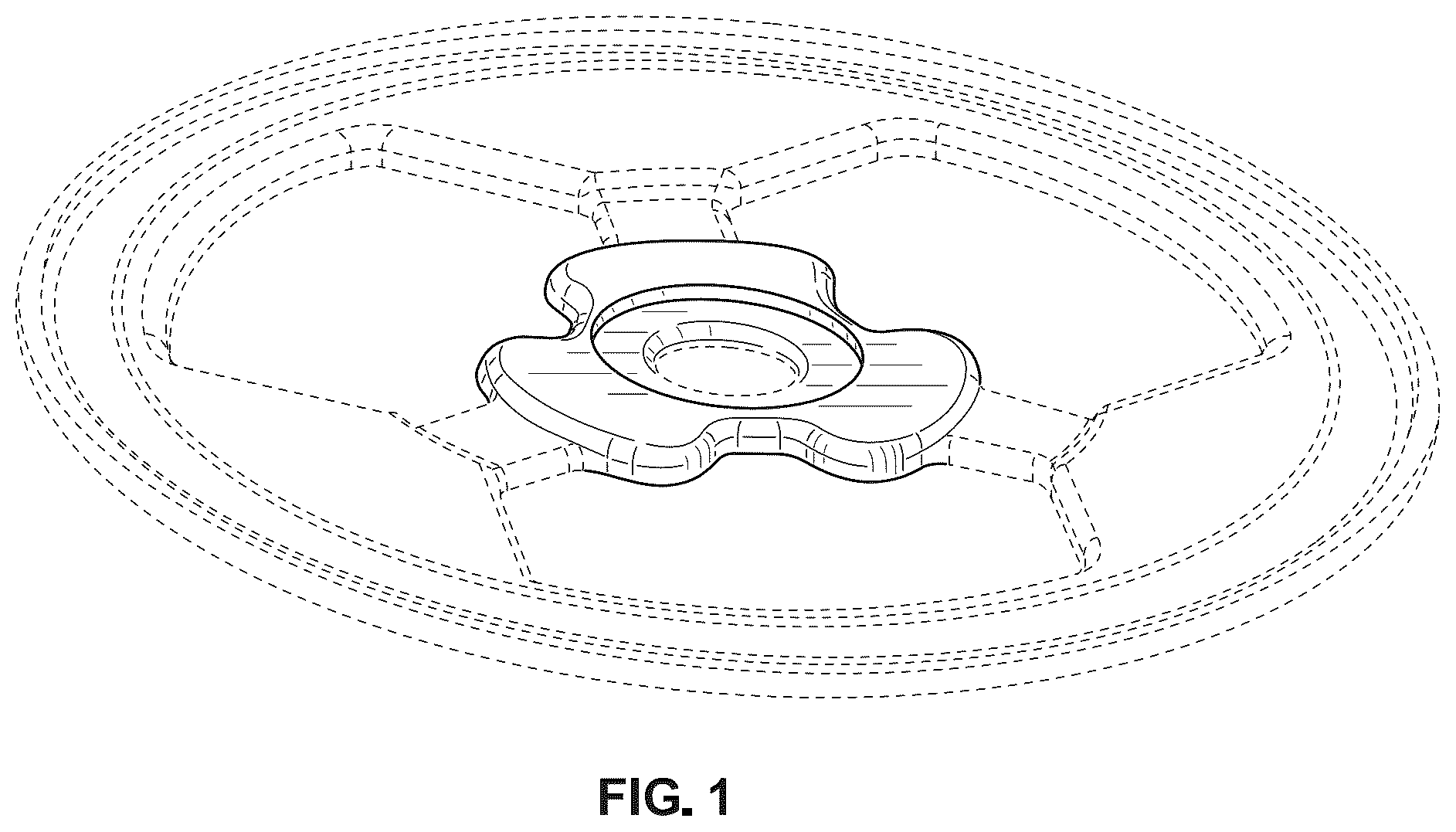 Patent USD1125064 — Cap for battery — Figure 1