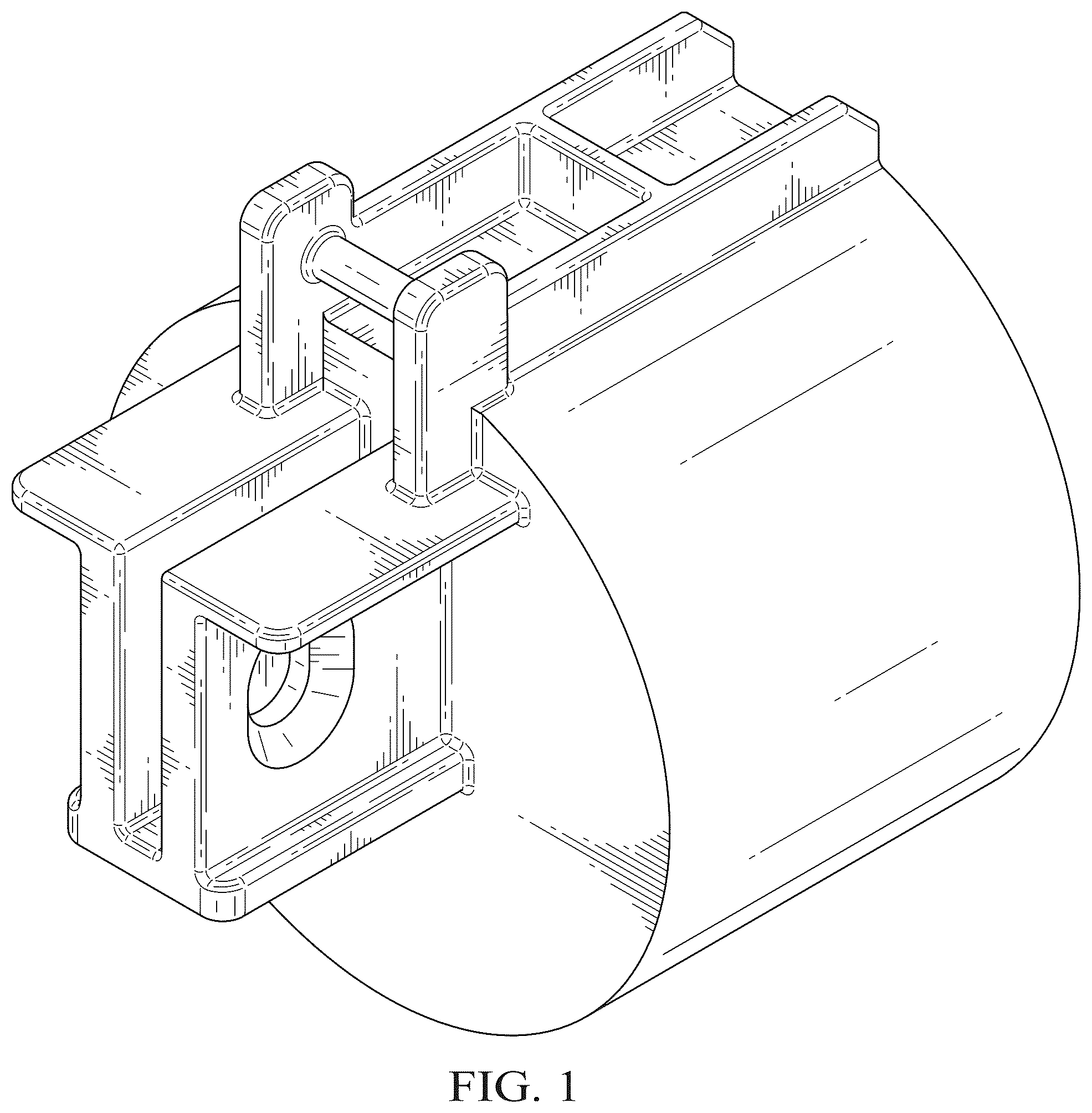 Patent USD1125066 — Housing for an electric vehicle lockout device — Figure 1