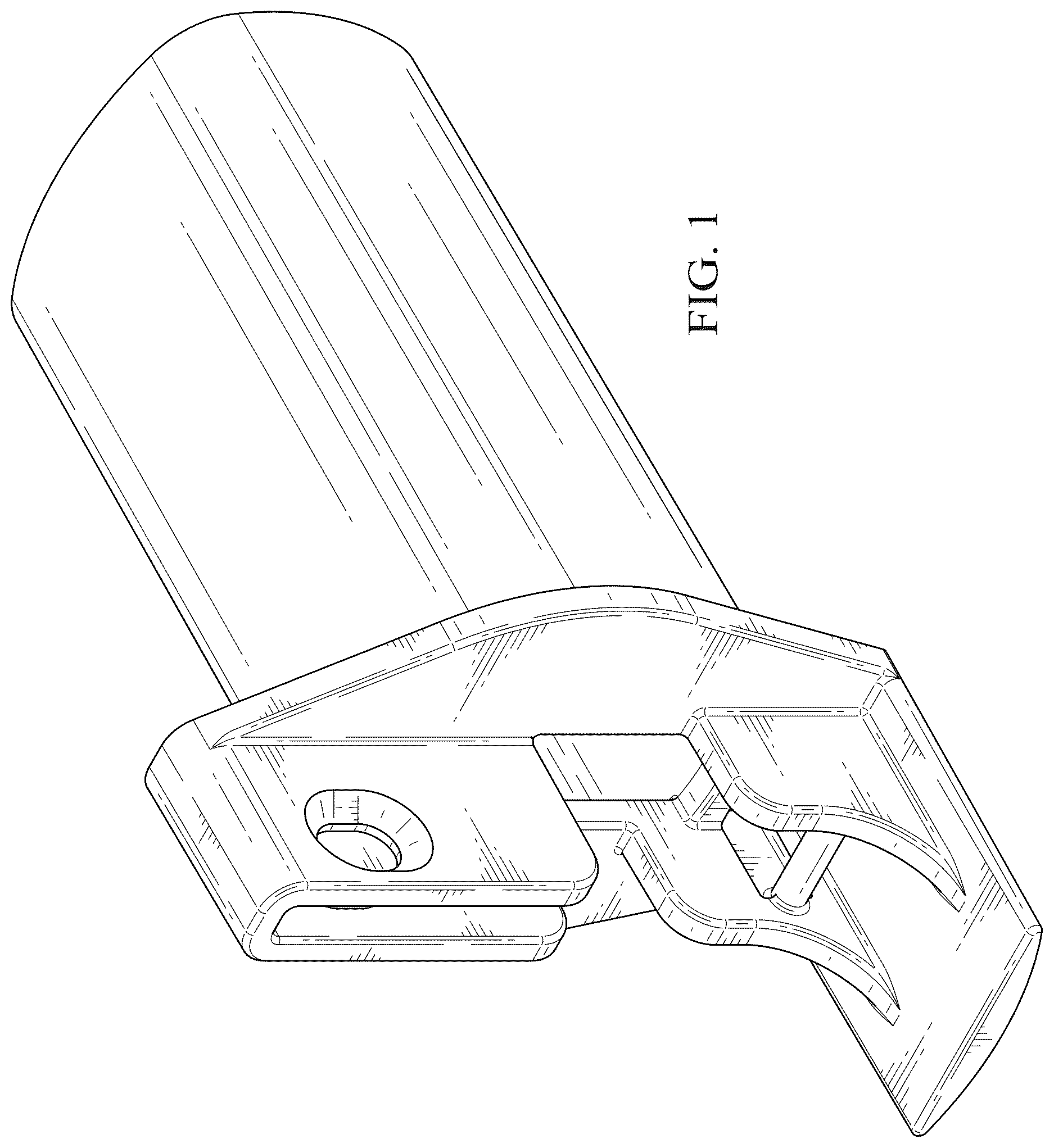 Patent USD1125067 — Housing for an electric vehicle lockout device — Figure 1