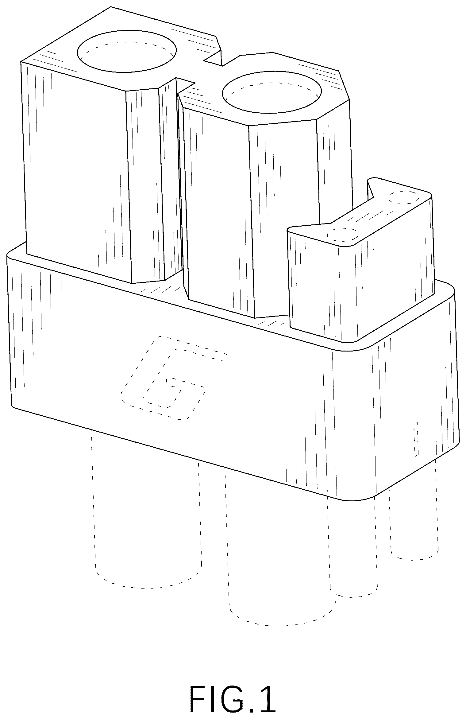 Patent USD1125069 Figure 1 – Electric plug