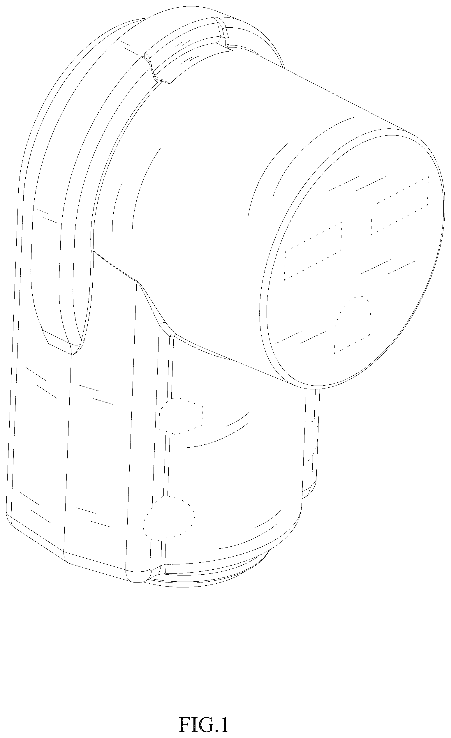 Patent USD1125073 — Power receptacle — Figure 1