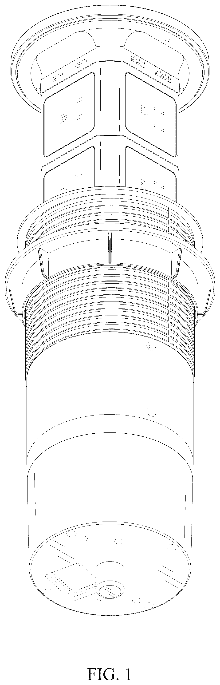 Patent USD1125074 Figure 1 – Power outlet