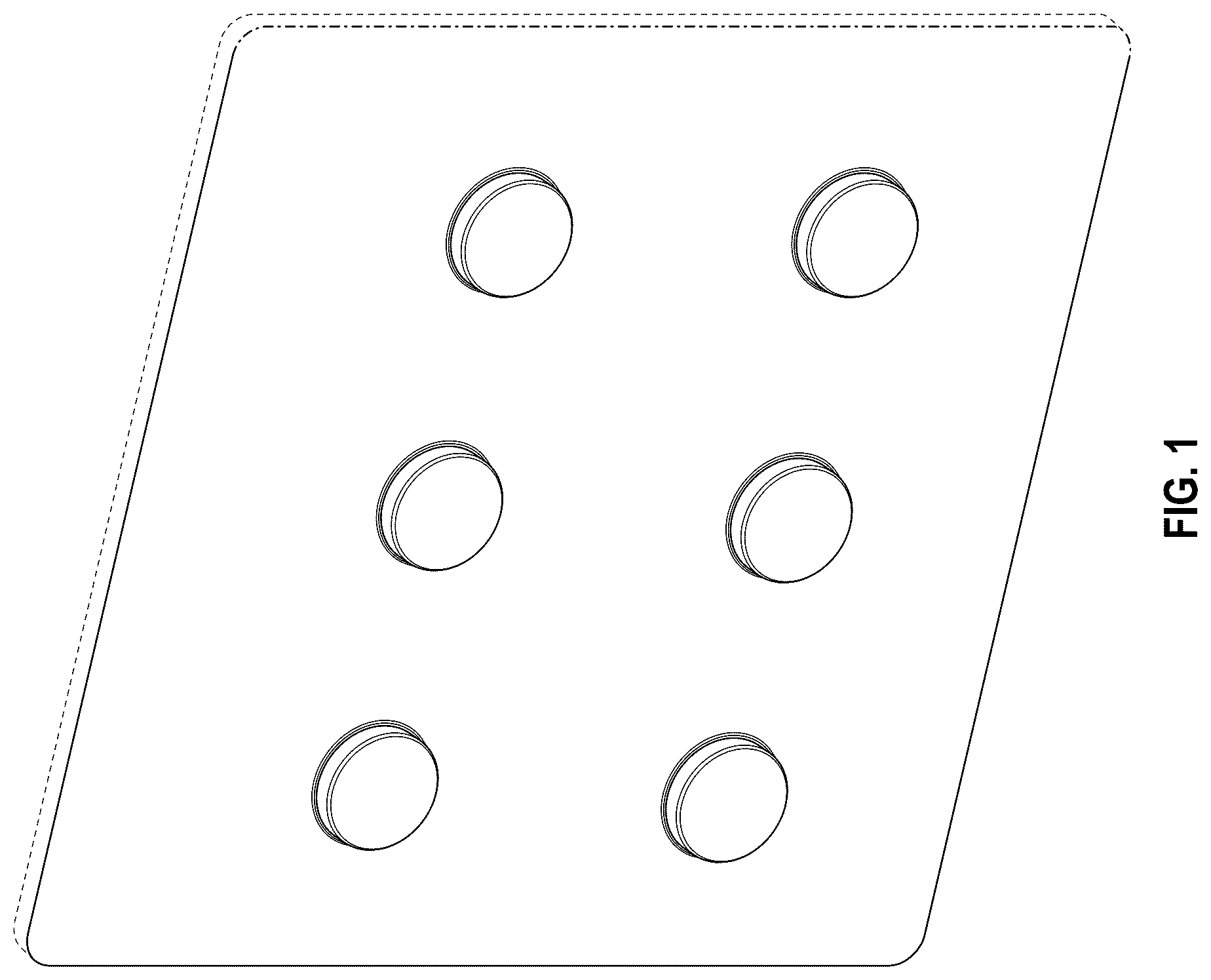 Patent USD1125085 — Control device — Figure 1
