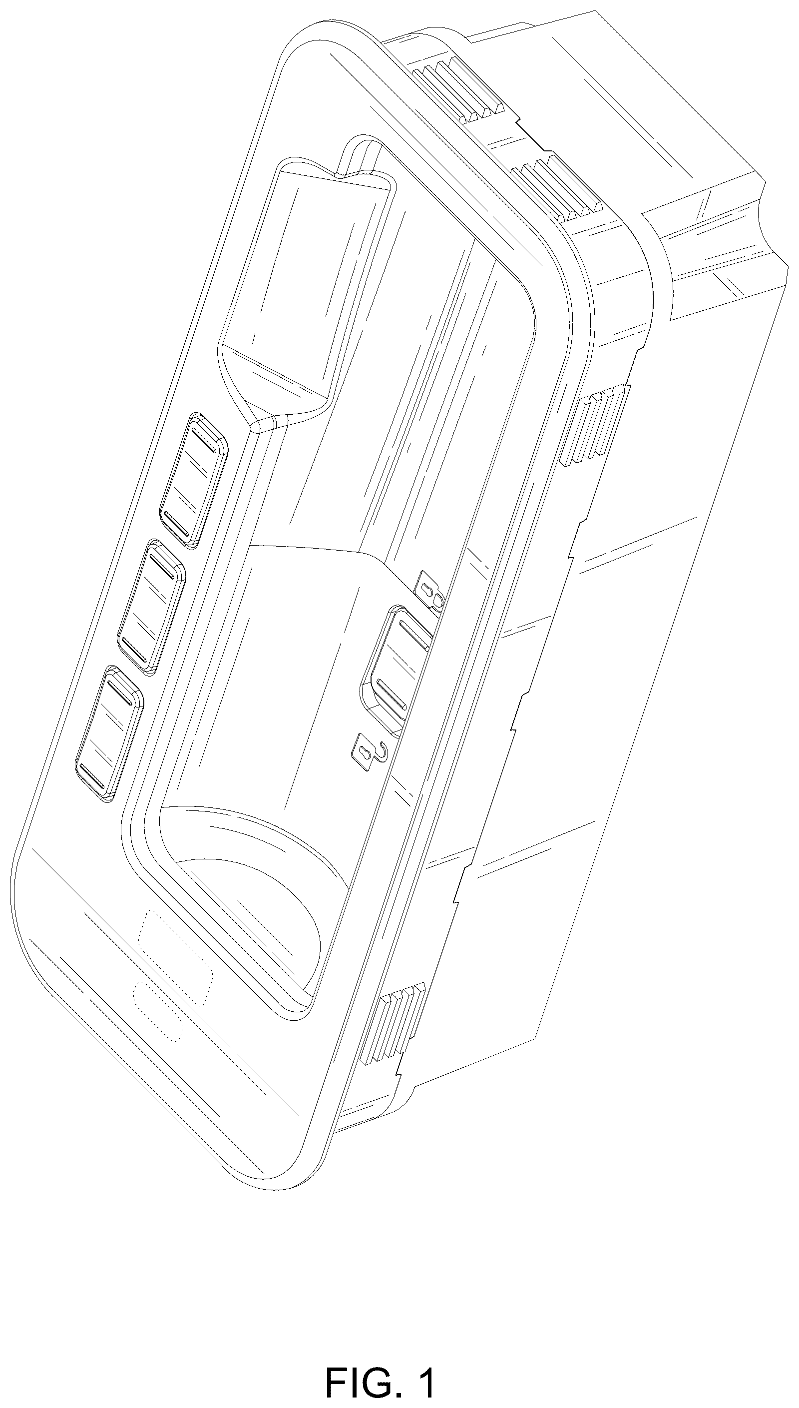 Patent USD1125086 — Controller component — Figure 1