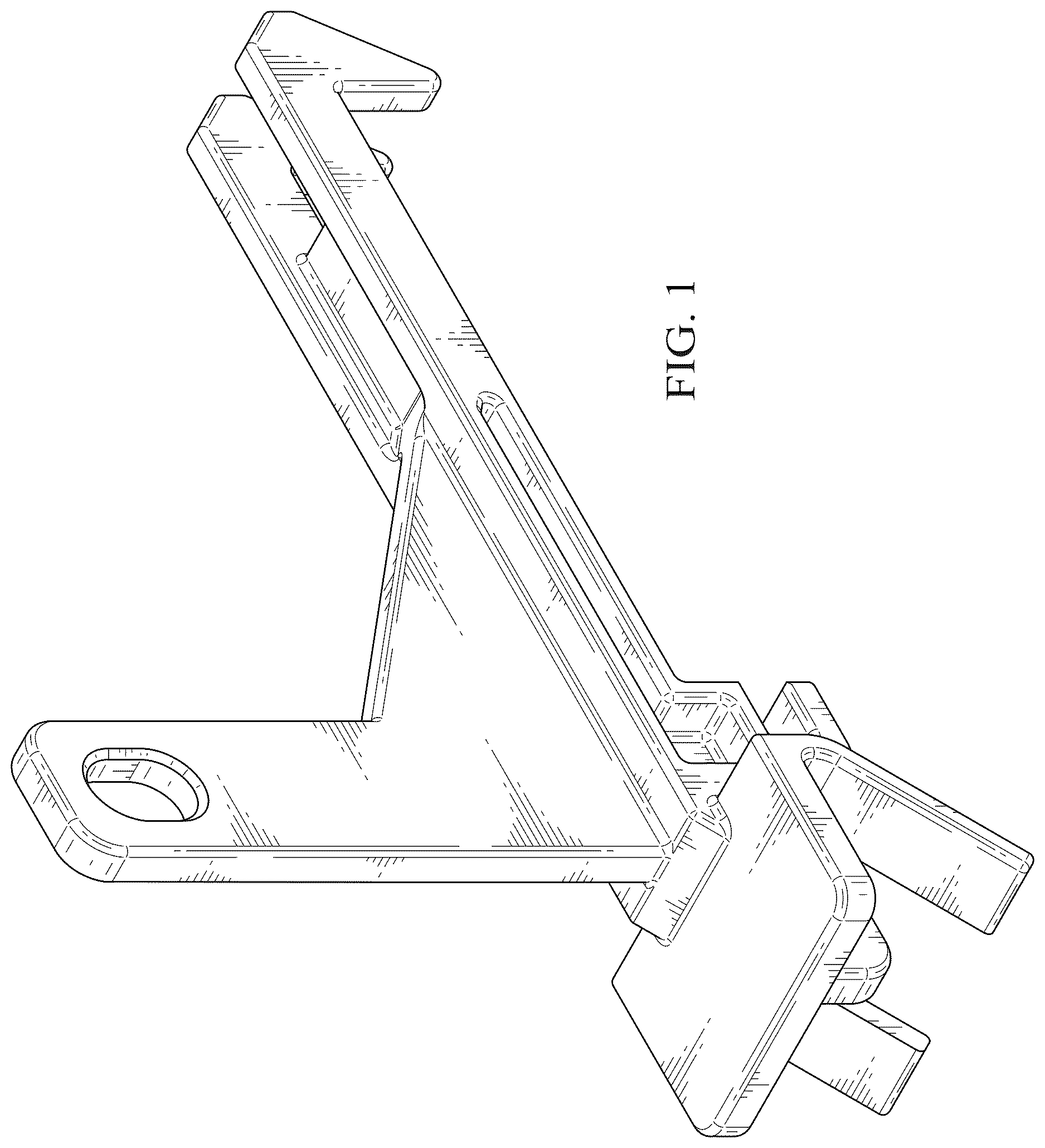 Patent USD1125089 Figure 1 – Clip for a lockout device