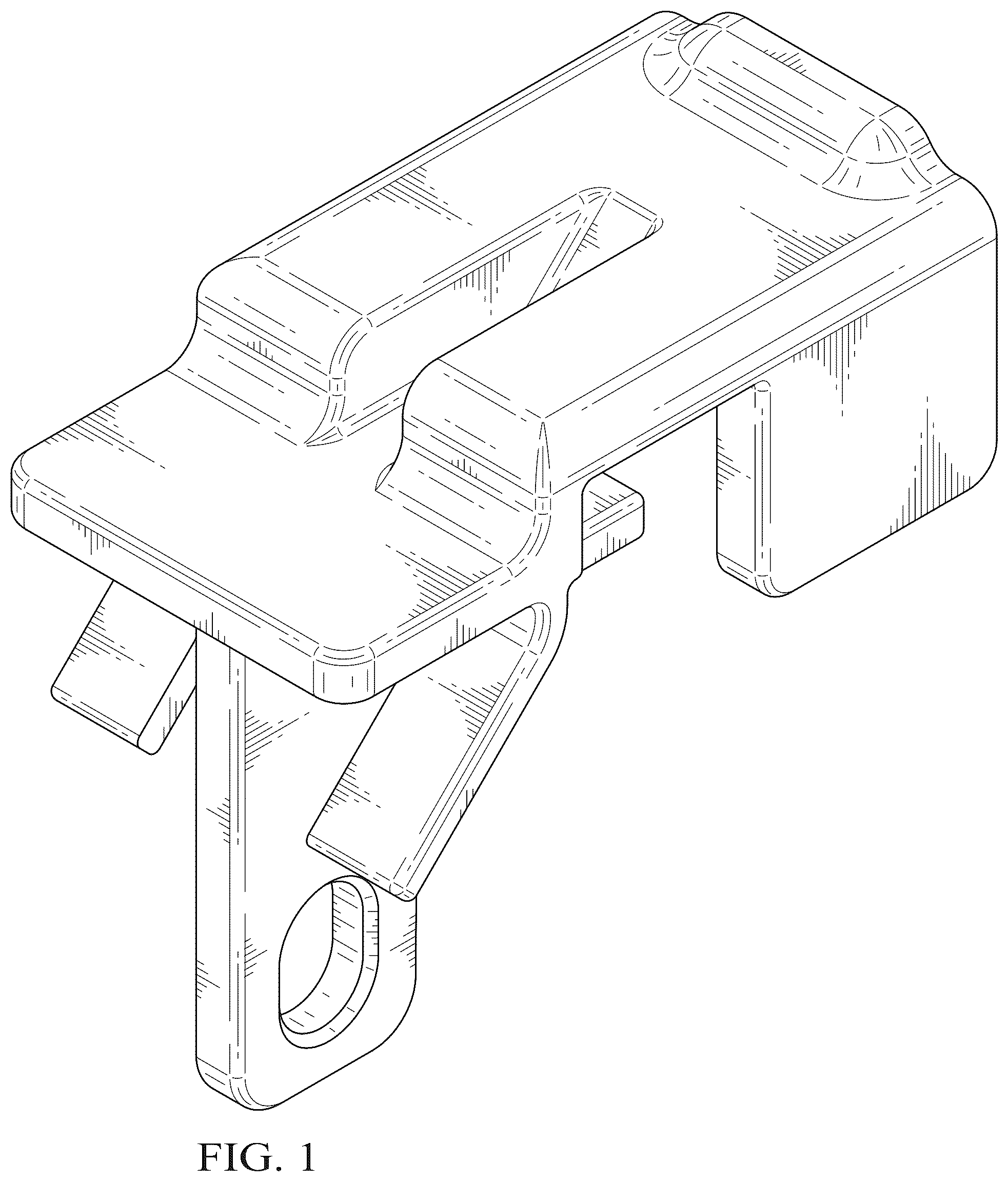 Patent USD1125091 Figure 1 – Clip for a lockout device