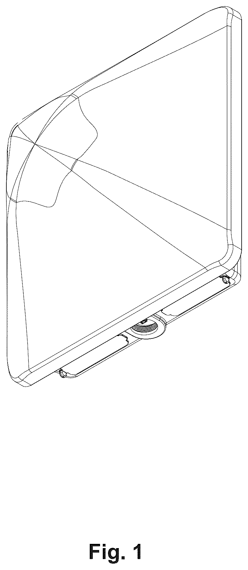 Patent USD1125092 — Configuration applied in a cabinet — Figure 1