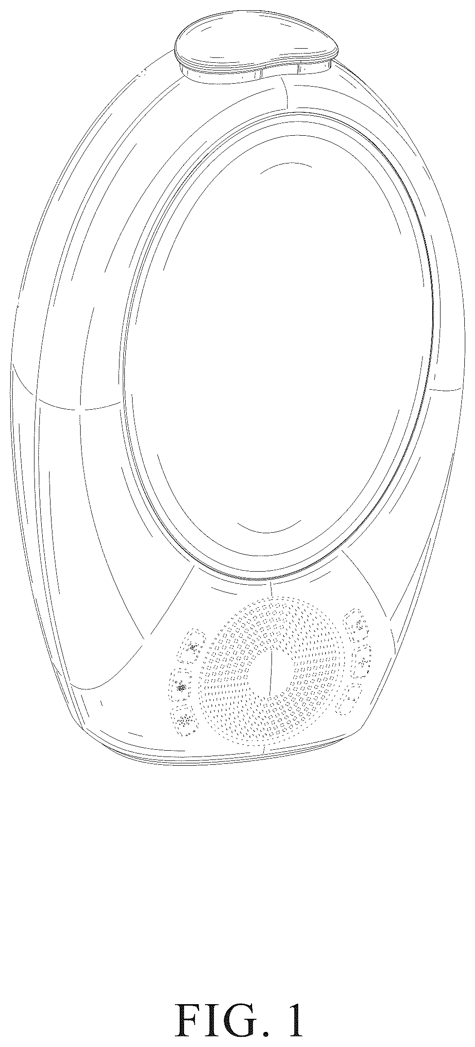 Patent USD1125114 Figure 1 – Speaker