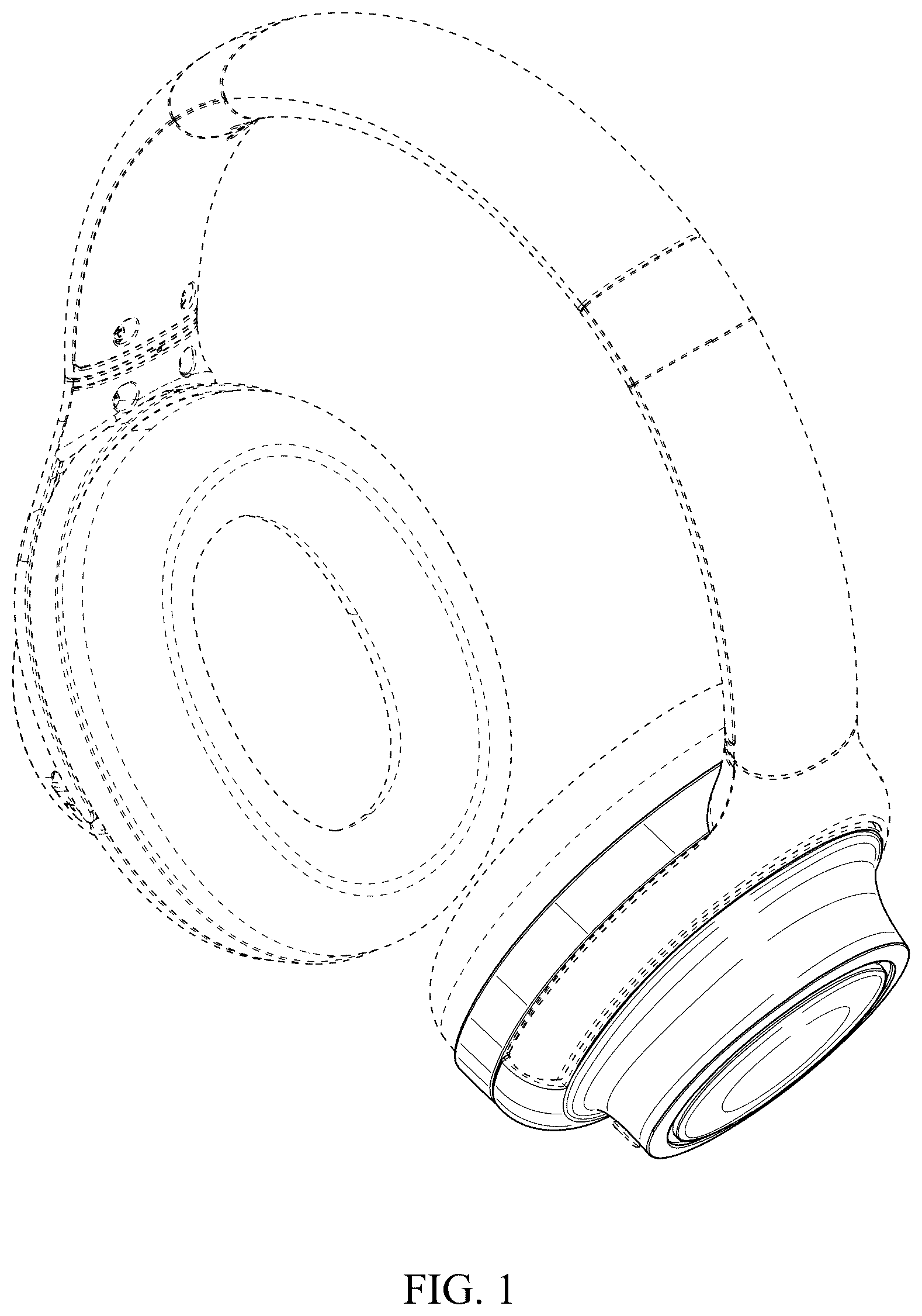 Patent USD1125115 — Headphone — Figure 1