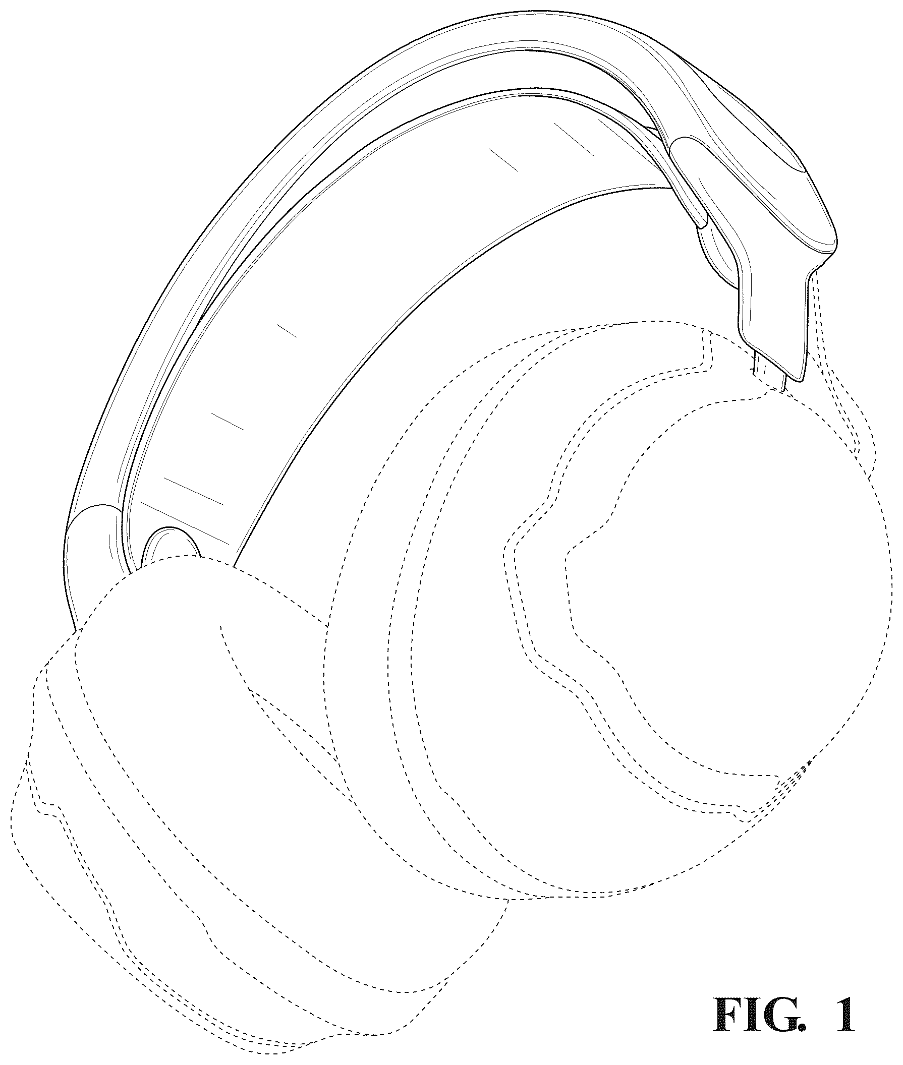Patent USD1125116 — Headphone — Figure 1