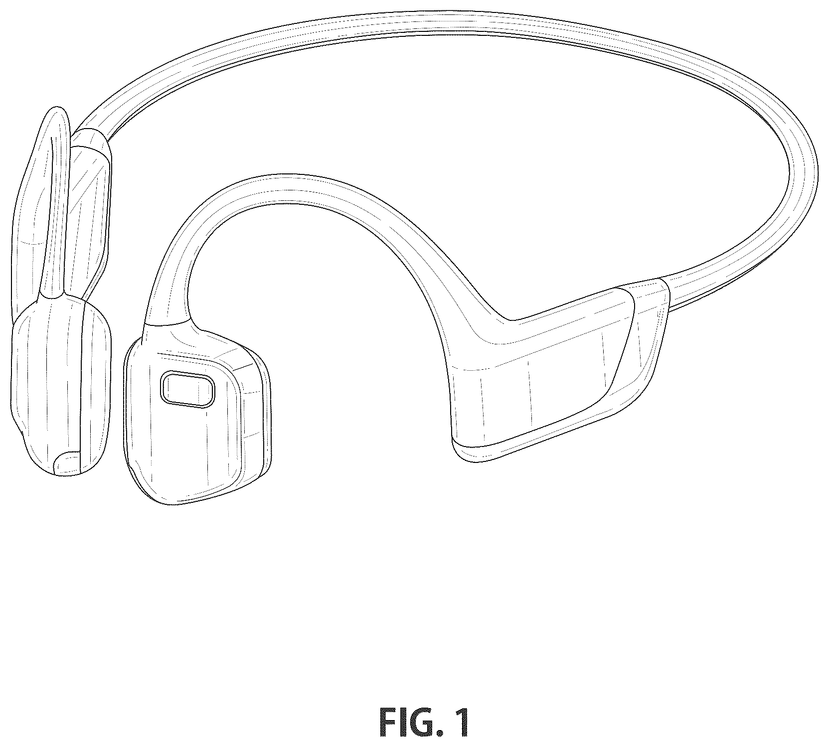 Patent USD1125117 Figure 1 – Headphone