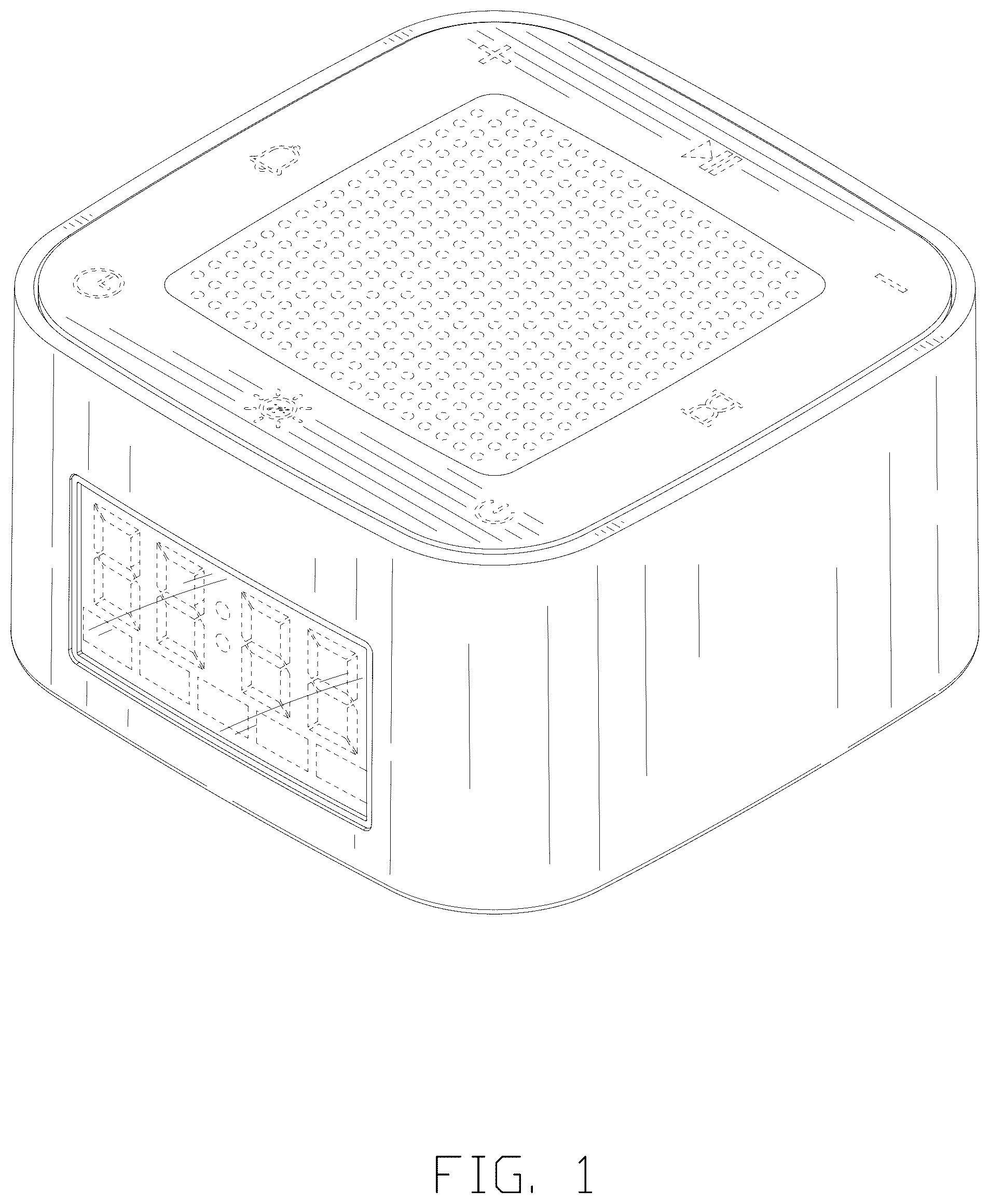 Patent USD1125119 — White noise machine — Figure 1