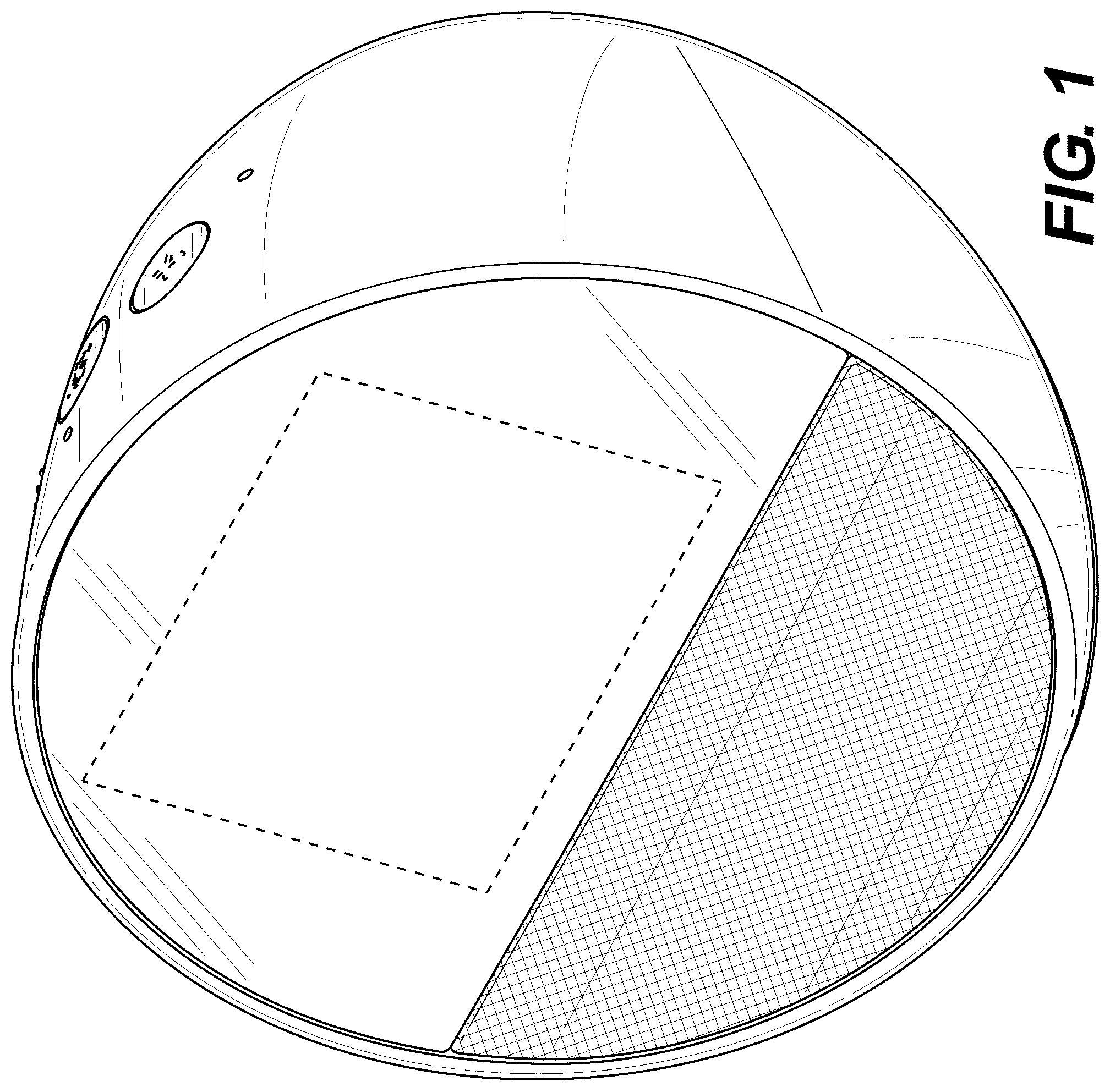 Patent USD1125122 Figure 1 – Electronic device