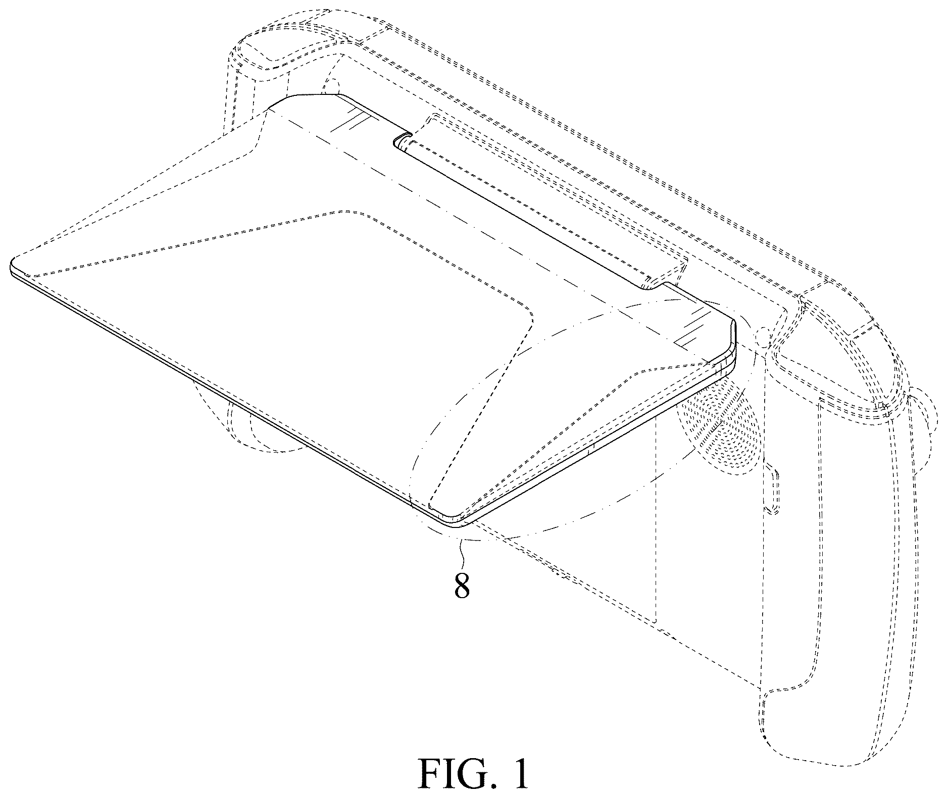 Patent USD1125123 — Remote control — Figure 1
