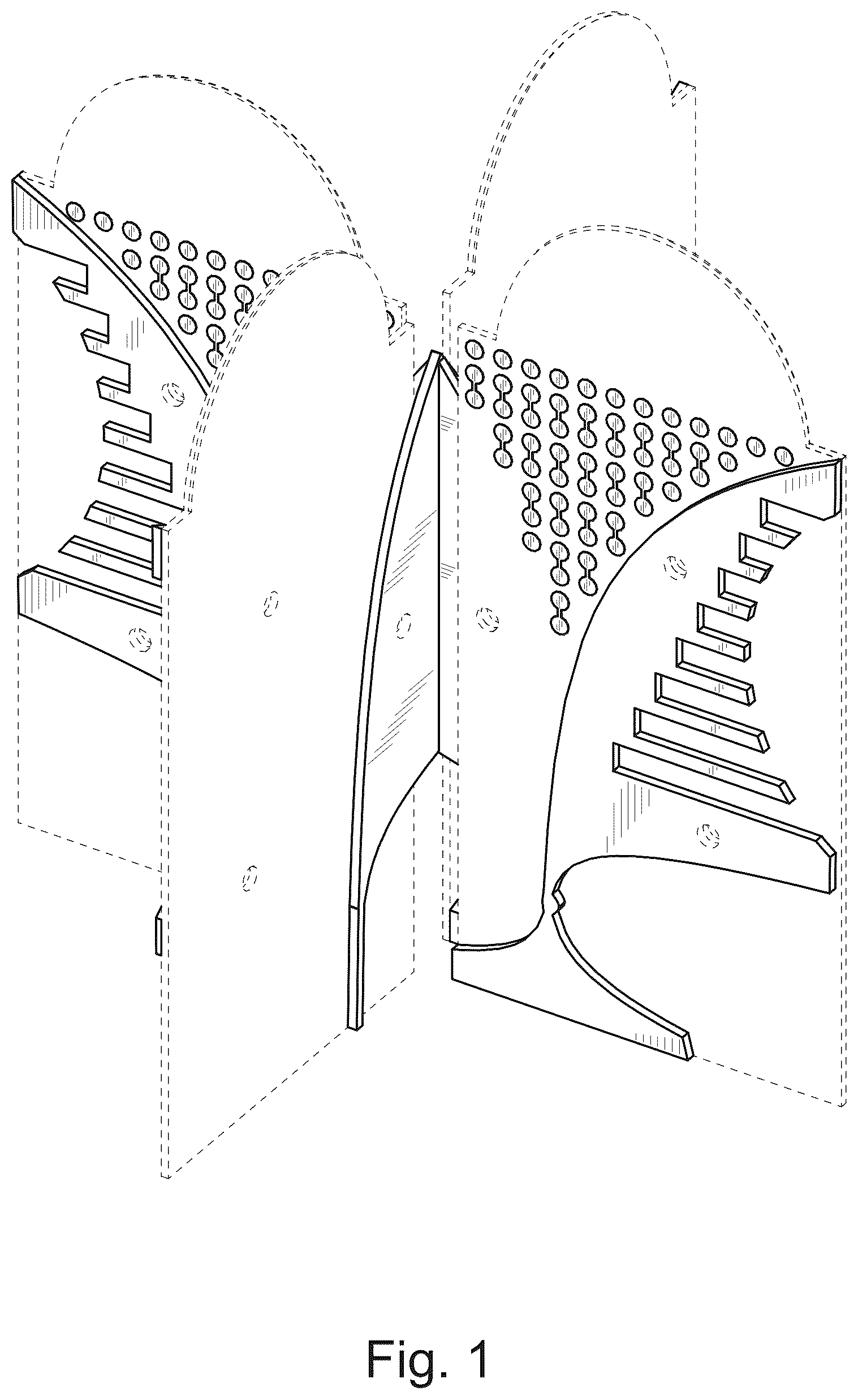 Patent USD1125133 — Dual-polarized antenna — Figure 1