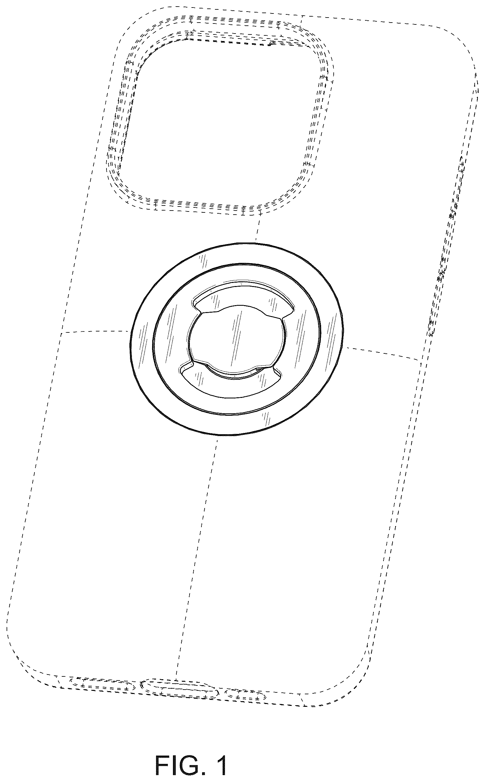 Patent USD1125140 — Holder for mobile electronic equipment — Figure 1