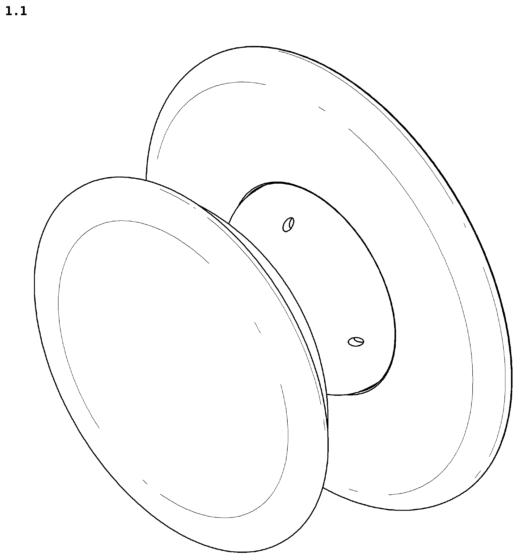 Patent USD1125146 — Hand grip for mobile telephone — Figure 1