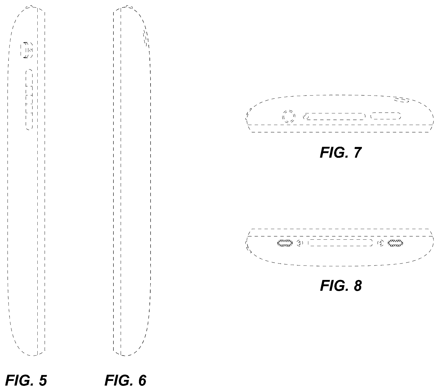 Patent USD1125154 Figure 3 – Electronic device