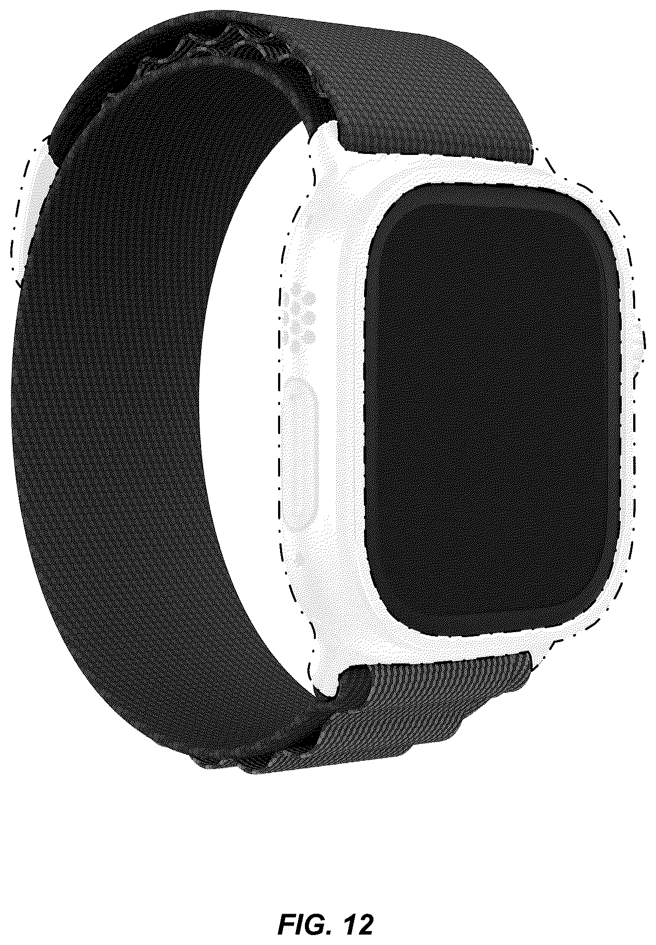 Patent USD1125156 Figure 12 – Wearable device
