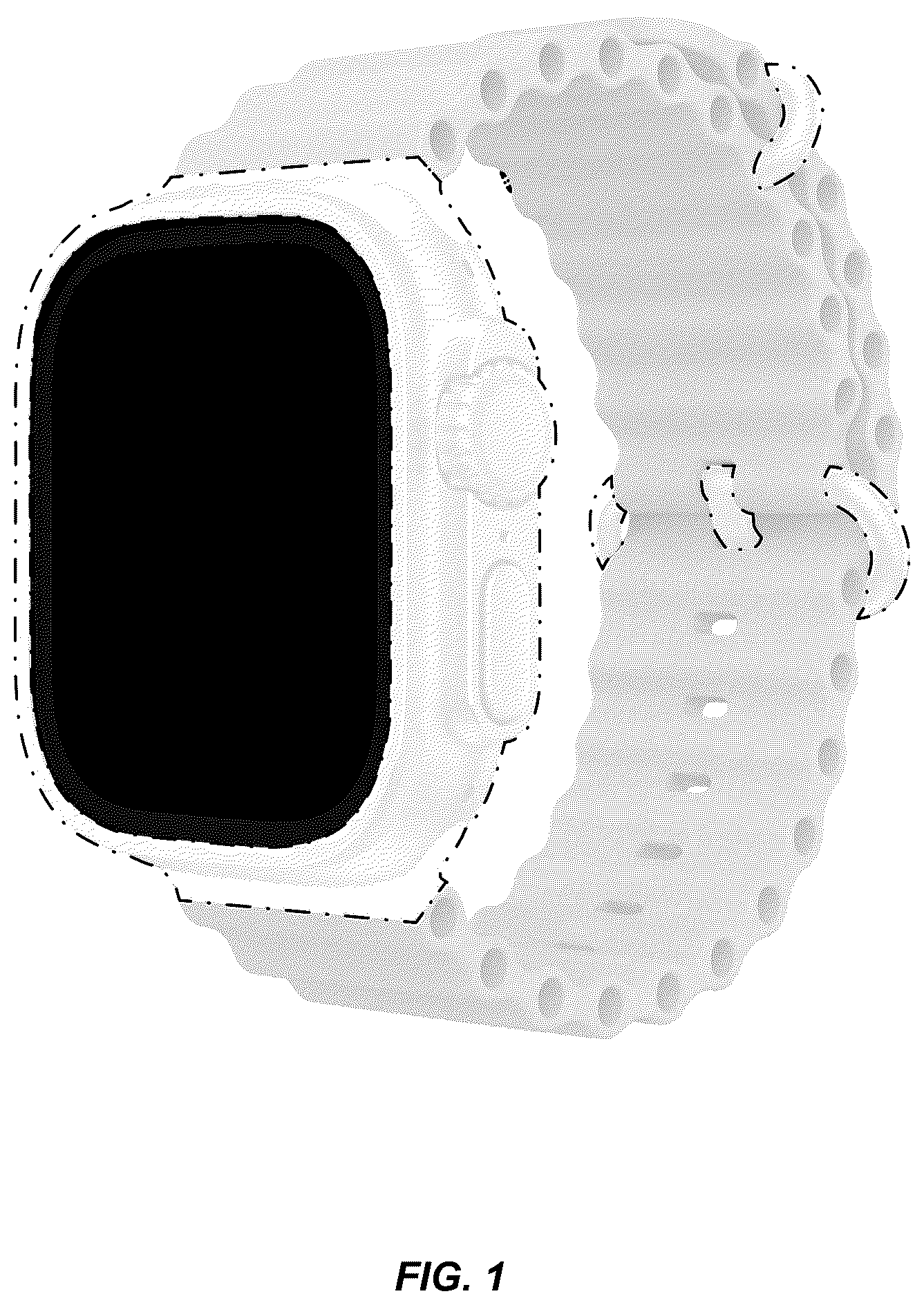 Patent USD1125157 Figure 1 – Wearable device