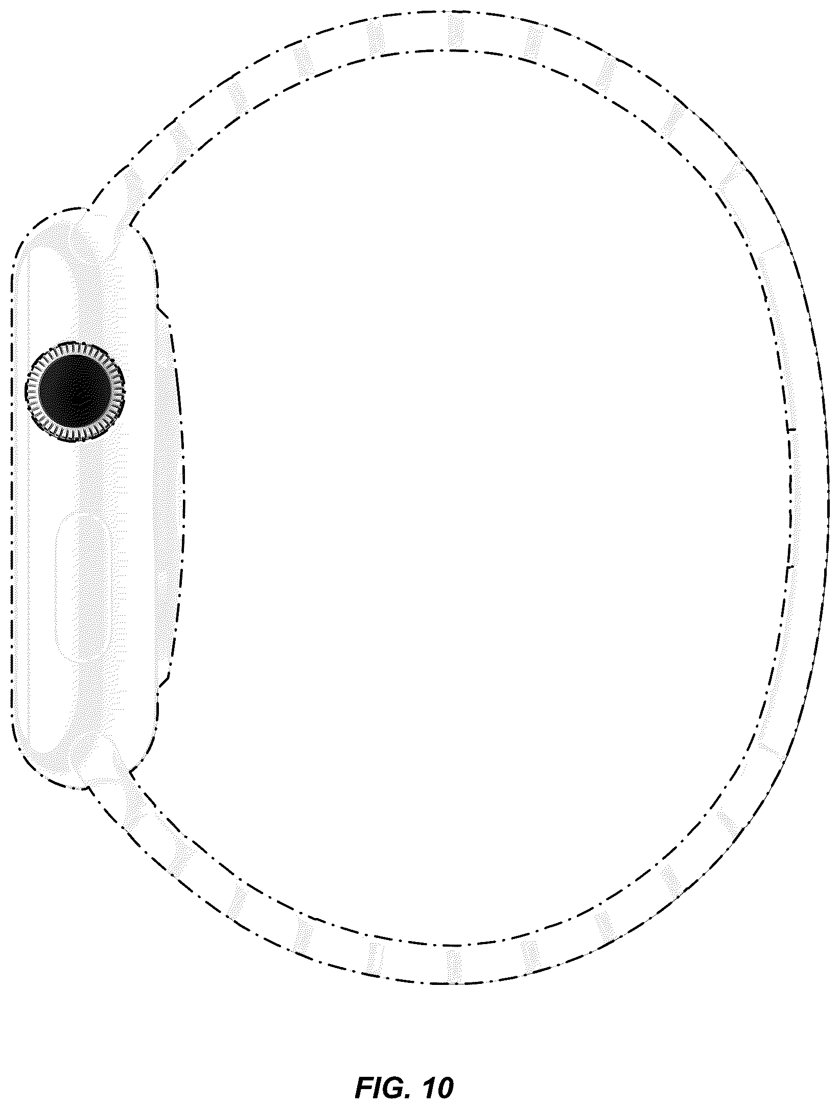 Patent USD1125158 Figure 10 – Wearable device